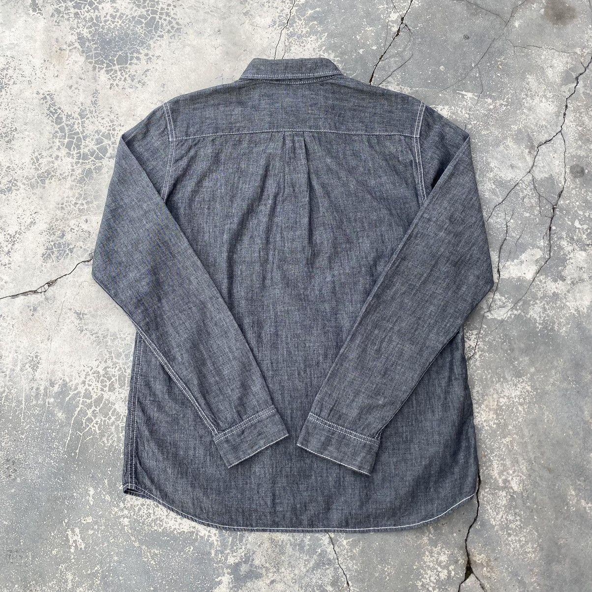 Japanese Brand WHEREABOUTS JAPAN Button Up Shirt Size US M / EU 48-50 / 2 - 2 Thumbnail
