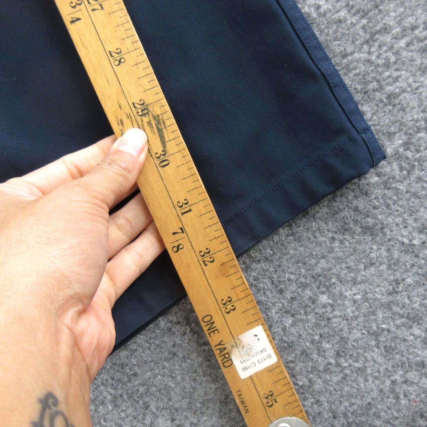 Lululemon Lululemon Pants Men 36x32 Blue Flat Front Chino Straight Leg Casual Pockets Size US 36 / EU 52 - 3 Thumbnail