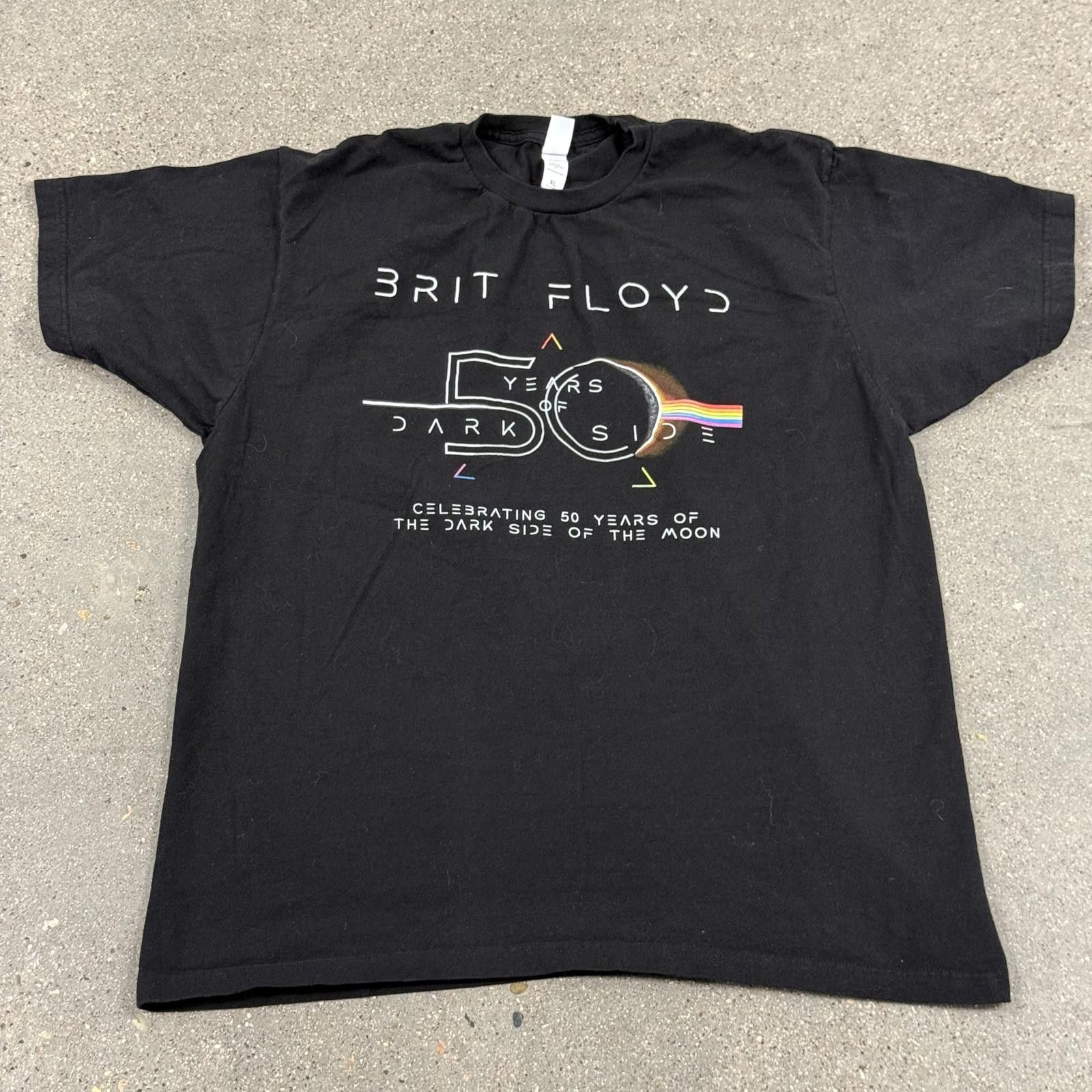 Tultex 2025 Brit Floyd 50 Years Dark Side of the Moon Tour Shirt XL Size US XL / EU 56 / 4 - 1 Thumbnail