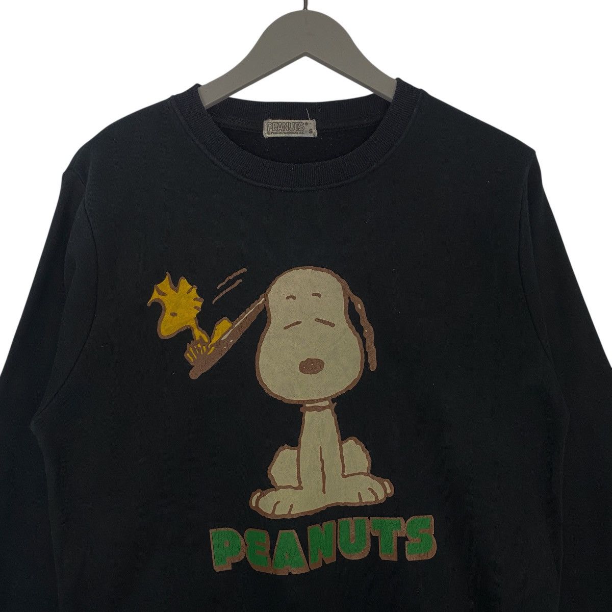 Vintage Vintage Peanuts Printed Crewneck Sweatshirt Black Size S Size US S / EU 44-46 / 1 - 4 Thumbnail