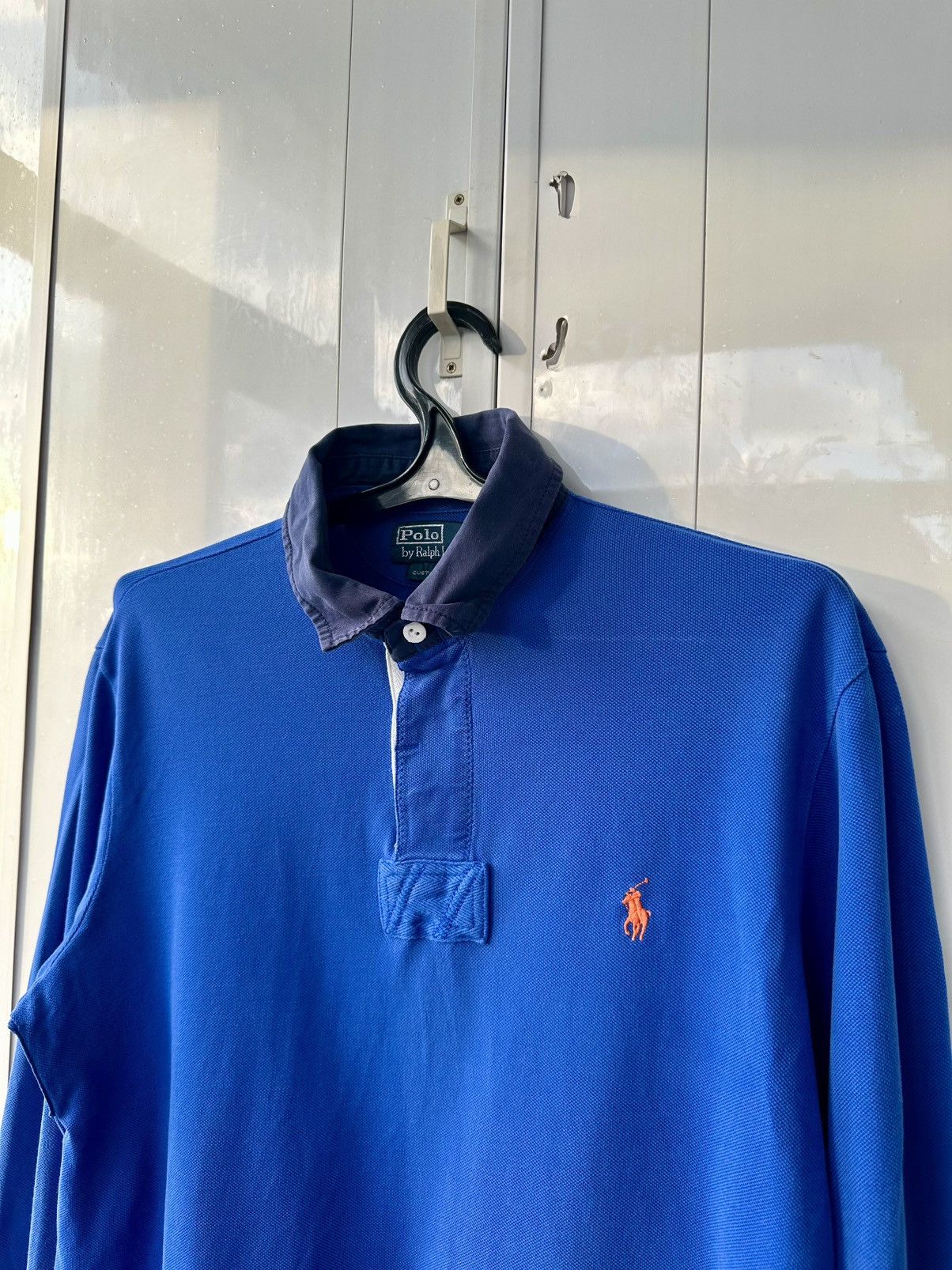 Polo Ralph Lauren Vintage Polo Ralph Lauren Sleeve Rugby Orange Logo Size US L / EU 52-54 / 3 - 9 Thumbnail