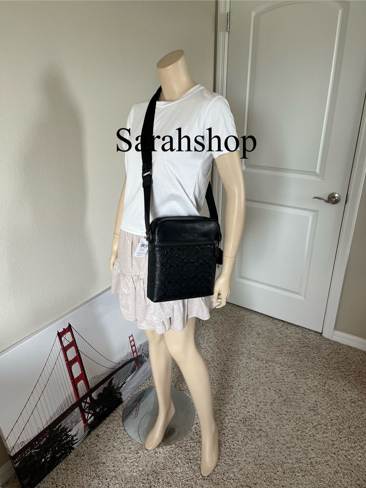 Coach Coach Houston Flight Bag In Signature Leather Size ONE SIZE - 9 Thumbnail