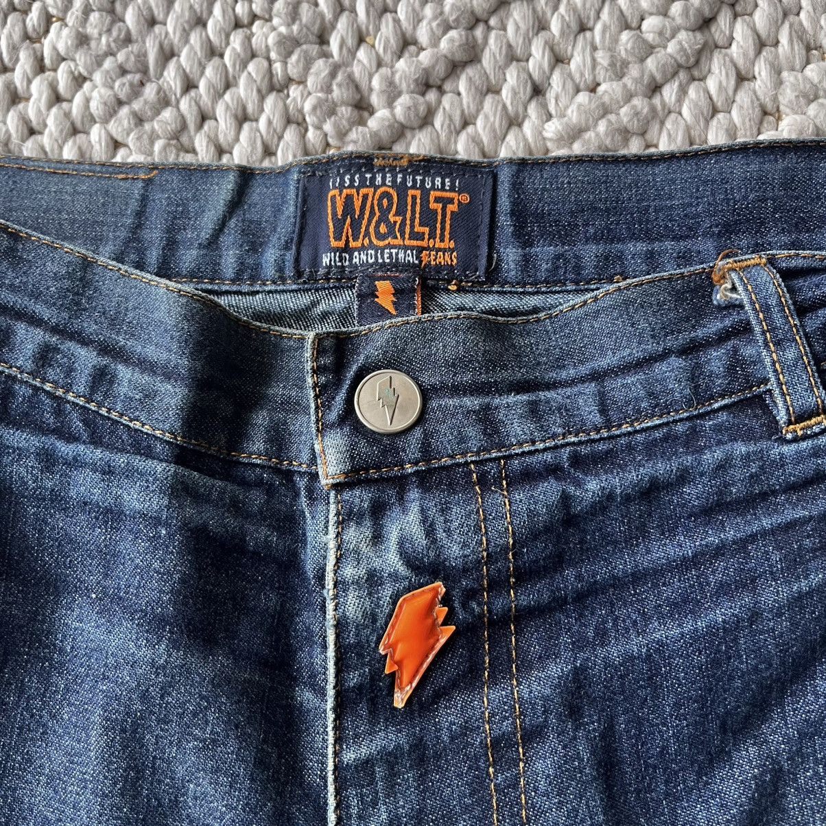 W&LT W&LT Walter van Beirendonck 90’s zippered pocket baggy jean Size US 32 / EU 48 - 2 Thumbnail
