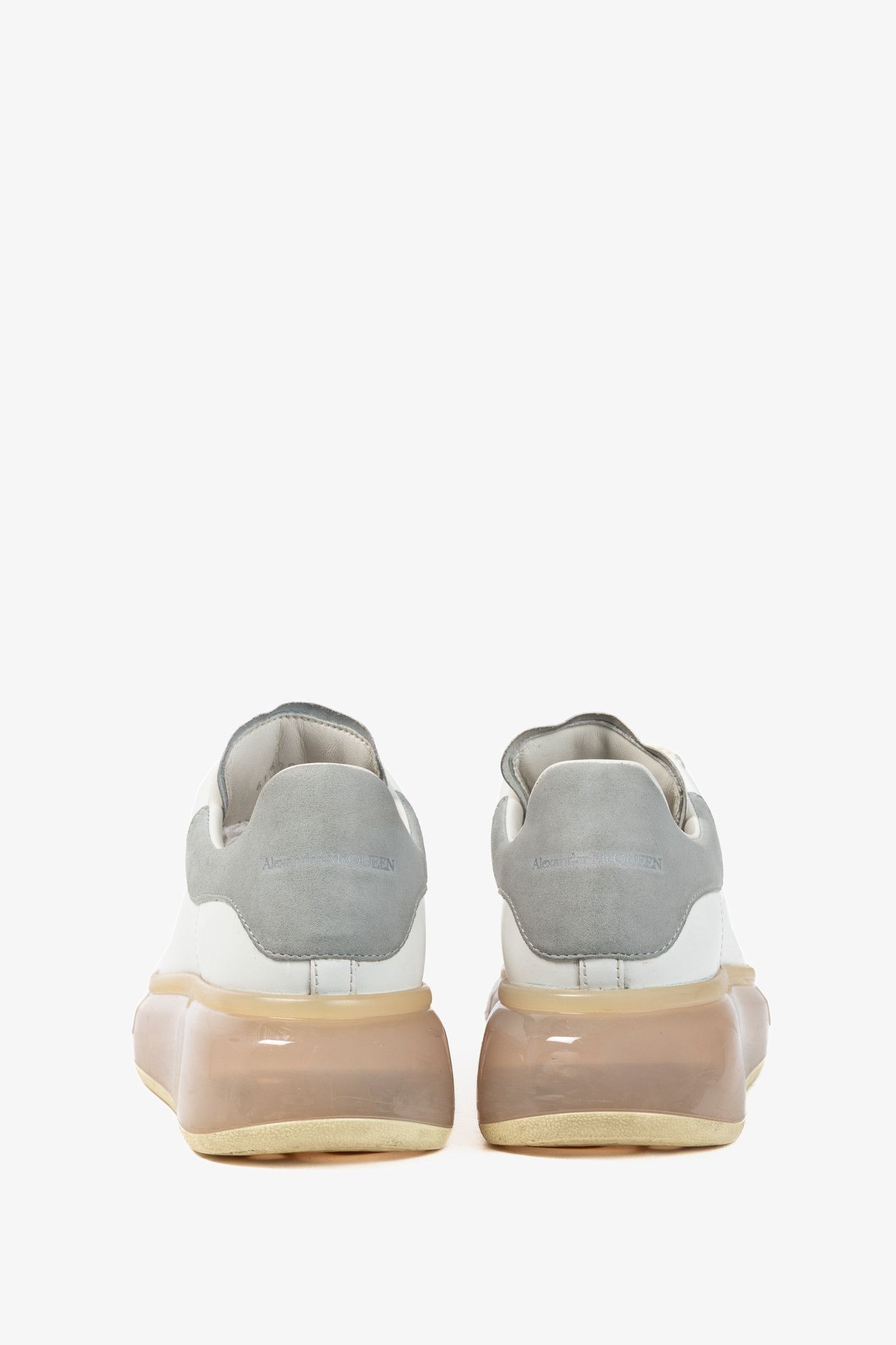 Alexander McQueen Alexander McQueen Oversized Clear-Sole Lace-Up Sneakers Size US 8.5 / IT 38.5 - 3 Thumbnail