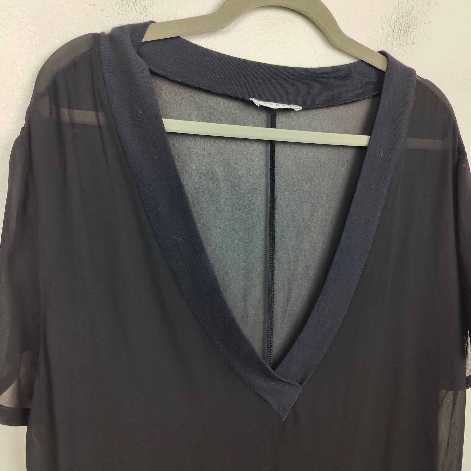 Other Lacausa Sheer Maxi Dress Womens Small Black Relaxed Beach Size S / US 4 / IT 40 - 2 Thumbnail