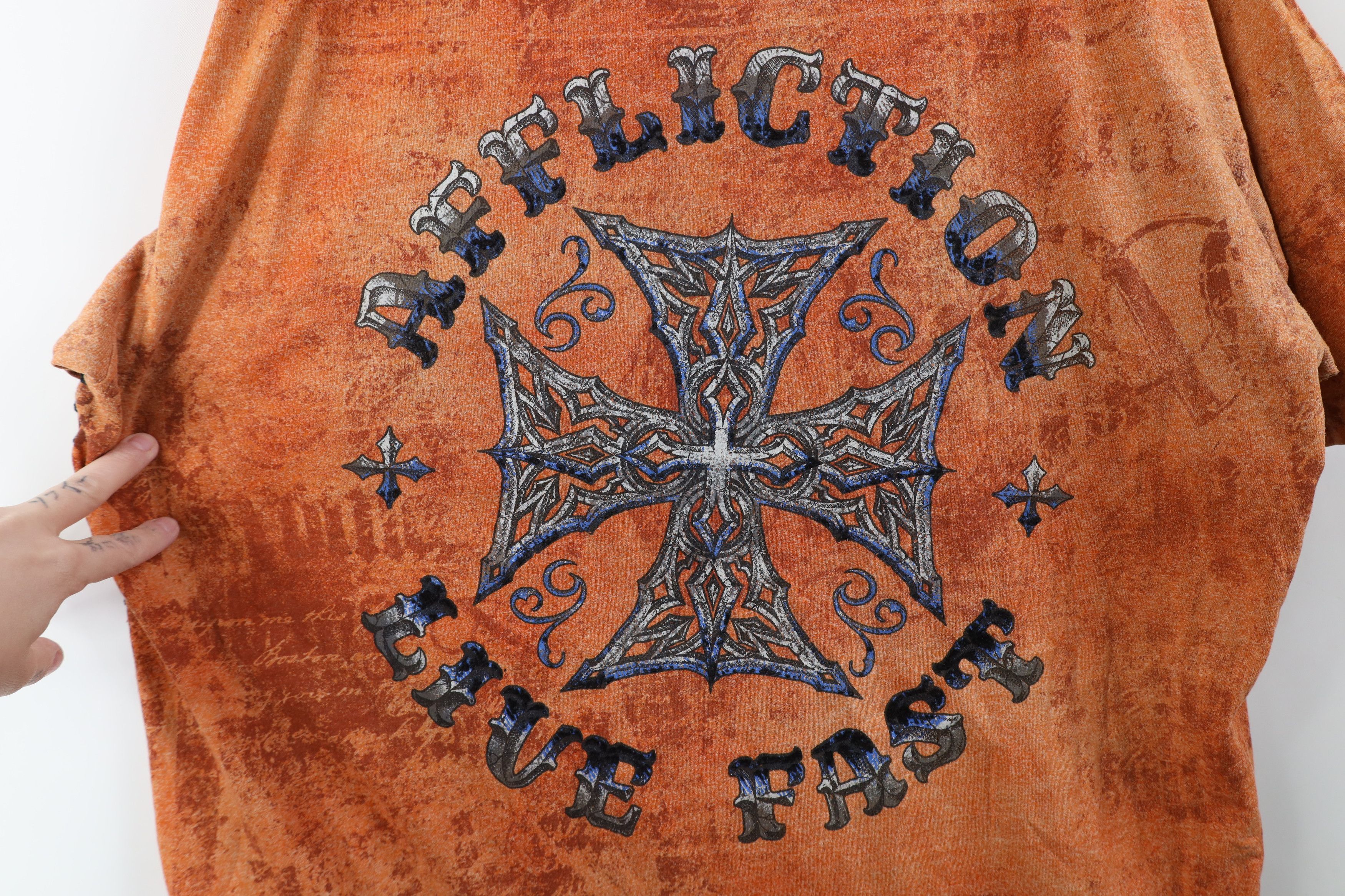Affliction Vintage Y2K Affliction Cross UFC MMA Fighting T-Shirt USA Size US XXL / EU 58 / 5 - 4 Thumbnail