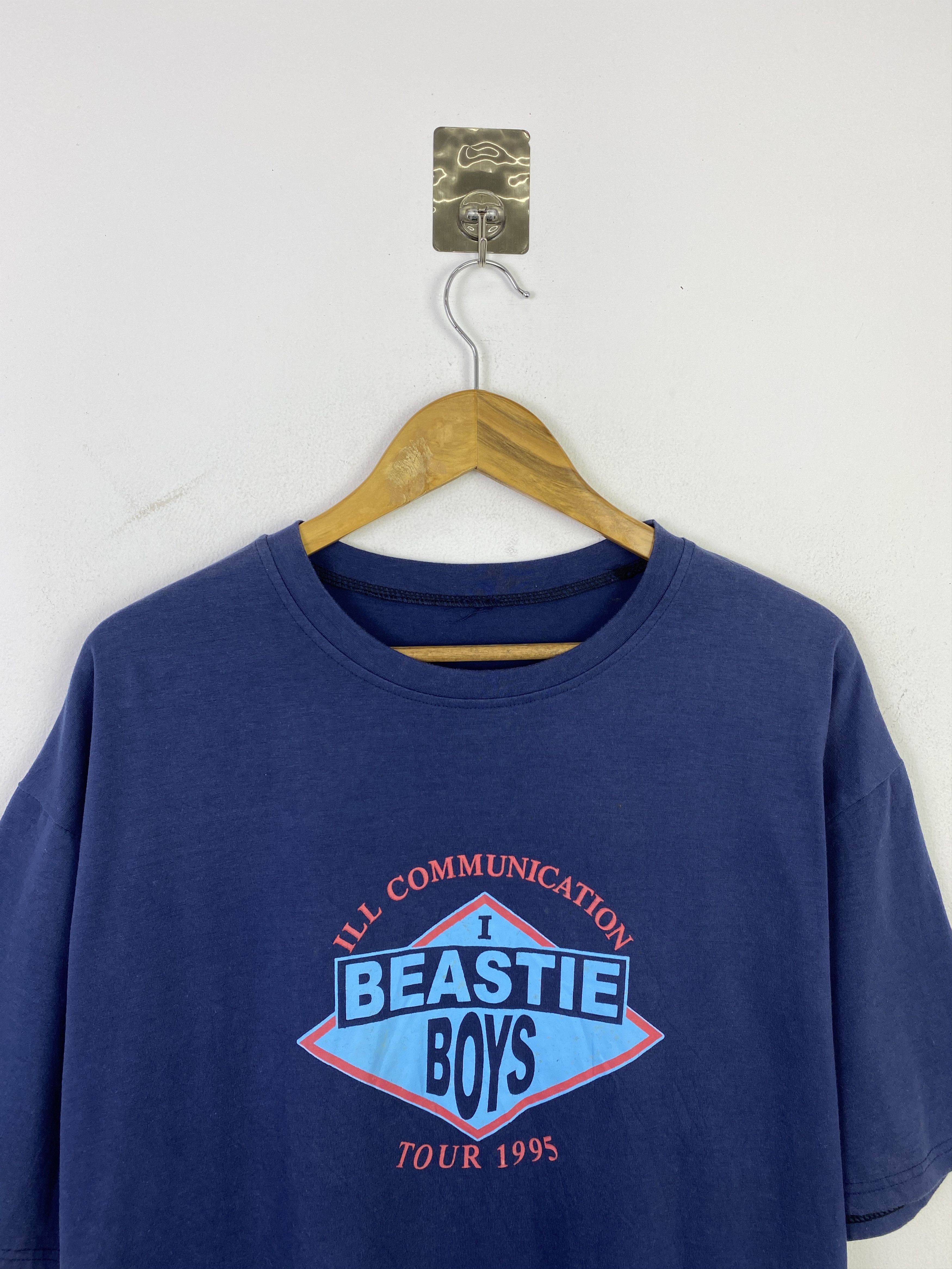 Band Tees Vintage 90s Beastie Boys Communication Tour Shirt TA0724 Size US XL / EU 56 / 4 - 2 Thumbnail