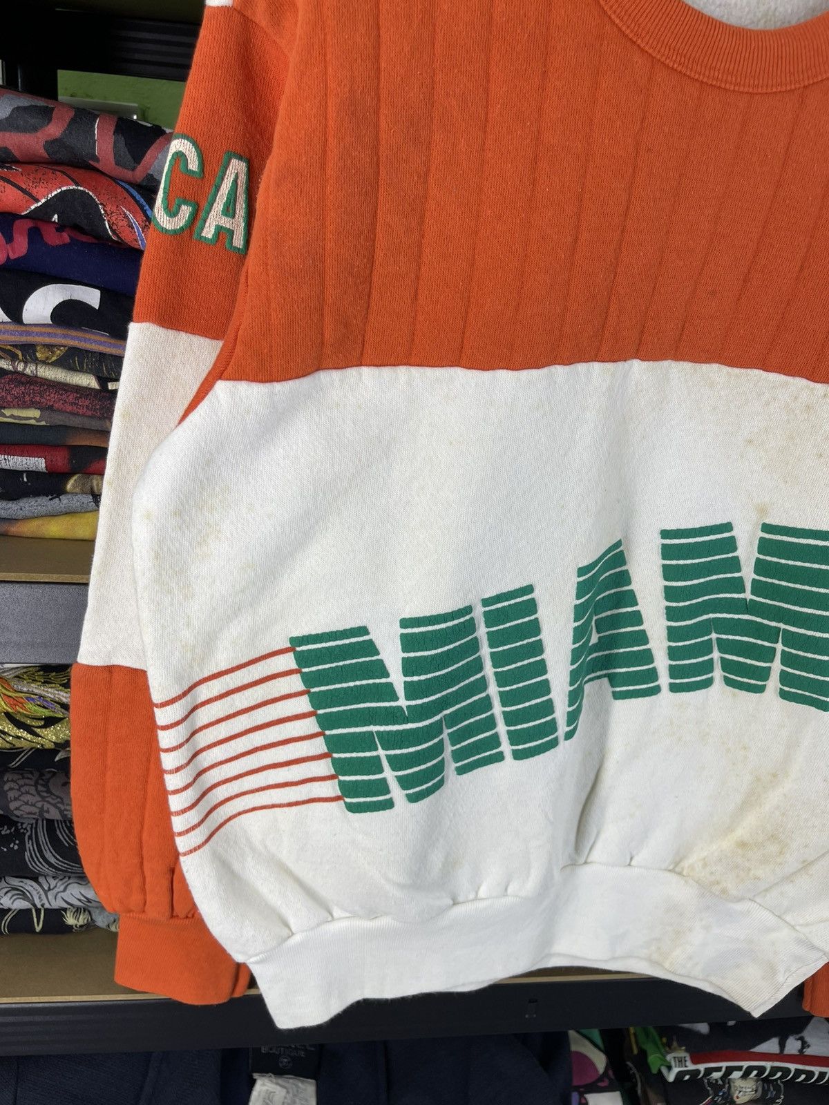 Chalk Line Vintage Miami Hurricanes Basketball Sweatshirt Size US S / EU 44-46 / 1 - 3 Thumbnail