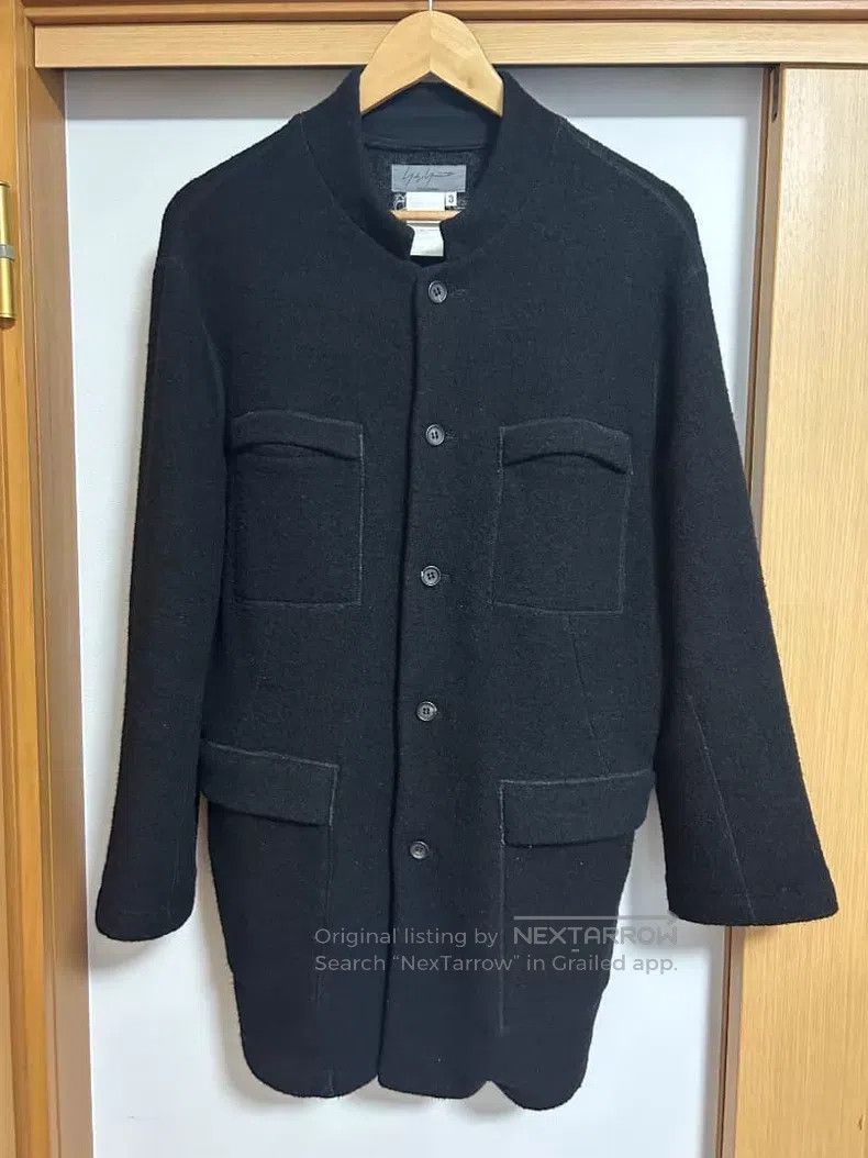 Yohji Yamamoto Yohji Yamamoto 00aw High Set Period Wool Collar Jacket Size US L / EU 52-54 / 3 - 2 Thumbnail