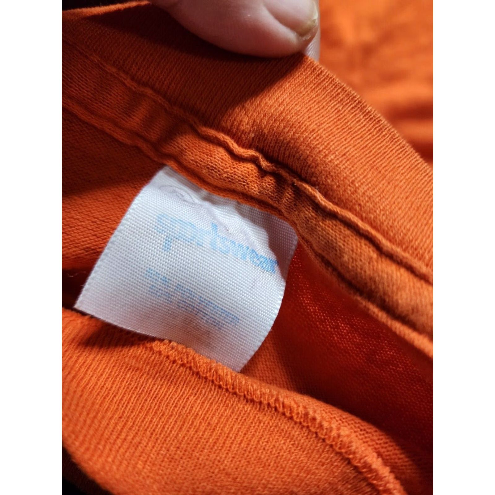 Mulberry VINTAGE Mulberry FL Hawks Middle School Mens L Orange Short Sleeve T Shirt Single Stitch Crew Neck Size US L / EU 52-54 / 3 - 6 Thumbnail