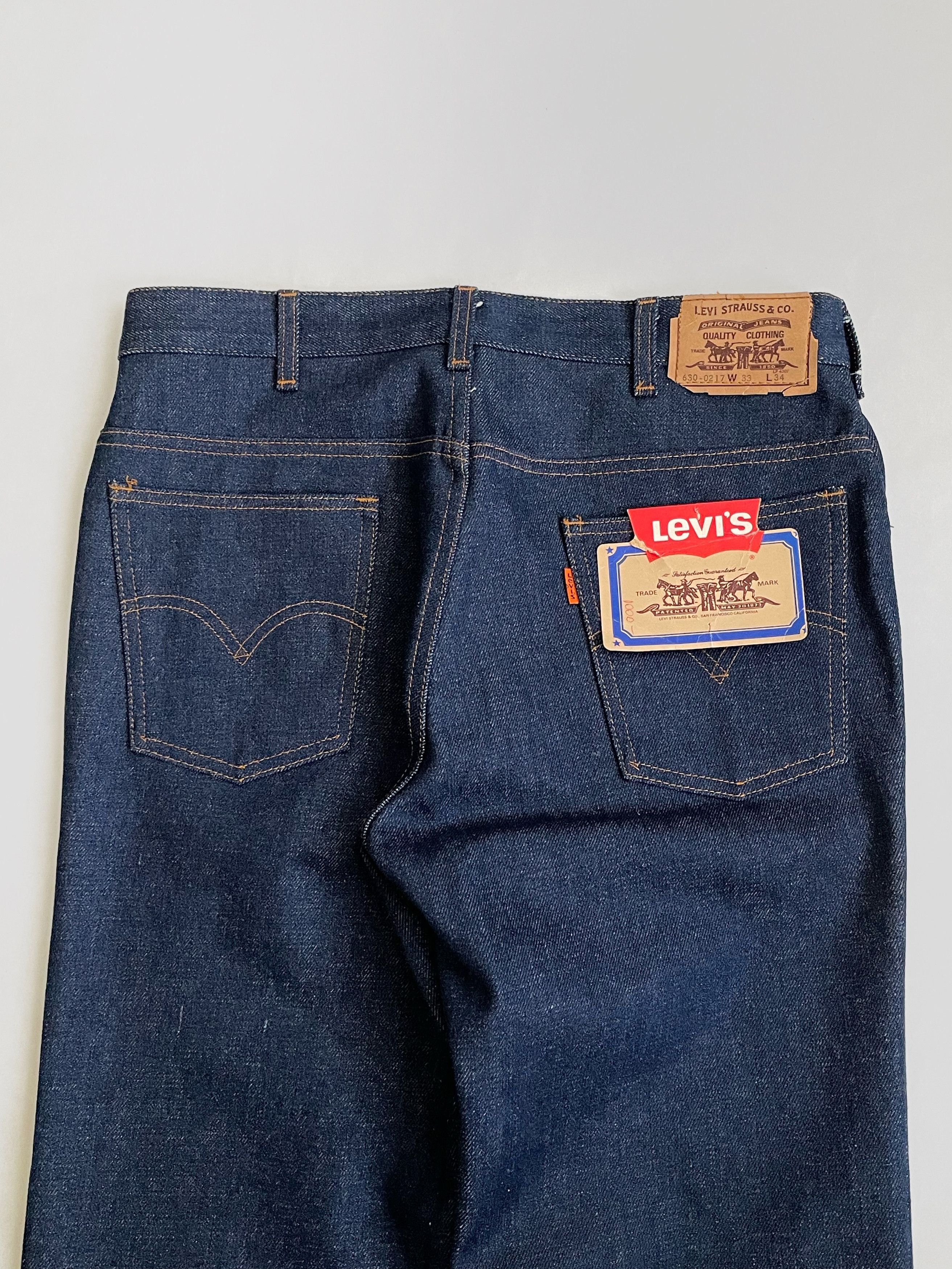Levi's Vintage Clothing Levi's 630-0217 Orange Tab Deadstock Talon 42 Size US 33 - 5 Thumbnail