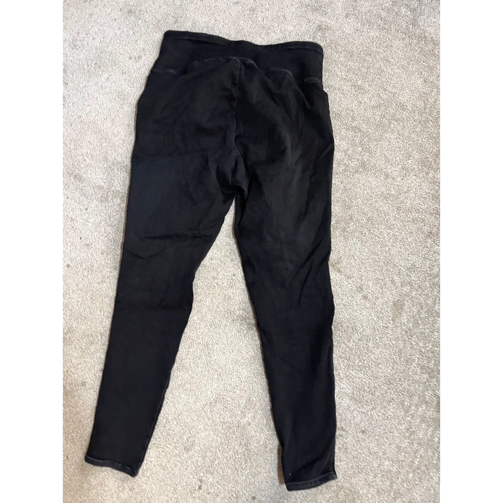 Vintage VINTAGE Seven Pull On Ponte Leggings Women L Black Slim Jegging 27in Inseam Size Large Size 36" / US 14 / IT 50 - 3 Thumbnail