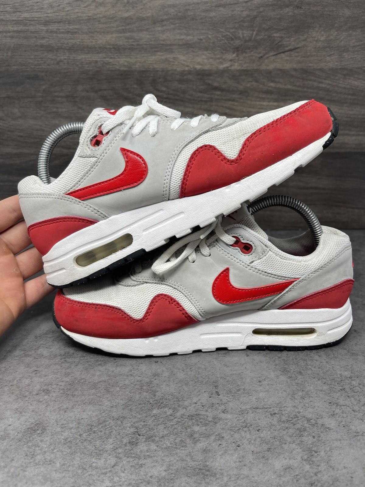 Nike Nike Air Max 1 Shoes Kids Size 6.5Y OG Red Sneakers Size US 6.5 / EU 39-40 - 7 Thumbnail