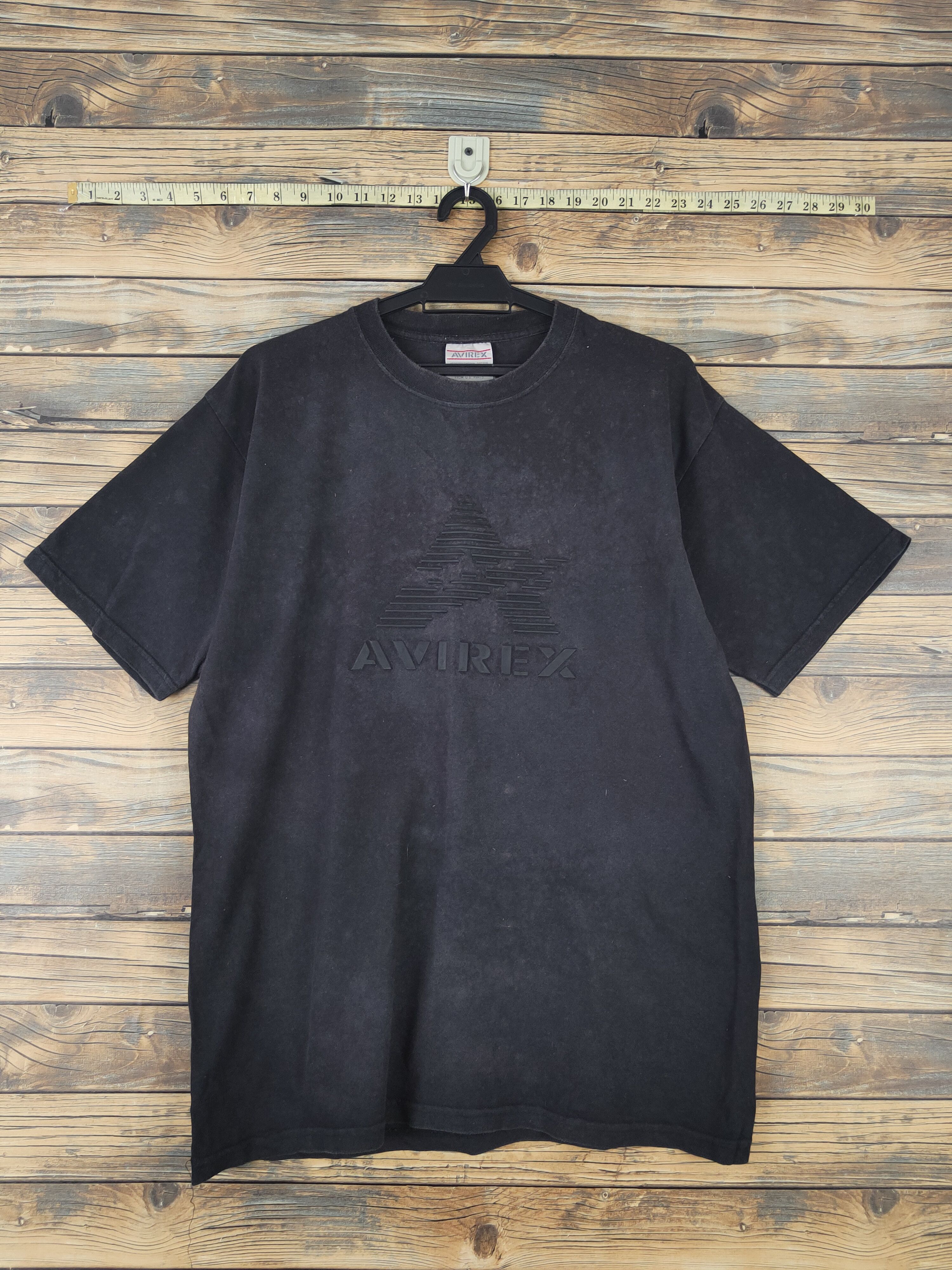 Avirex × Vintage DL Avirex vintage faded Black Short Sleeve T-shirt #614 Size US M / EU 48-50 / 2 - 1 Thumbnail