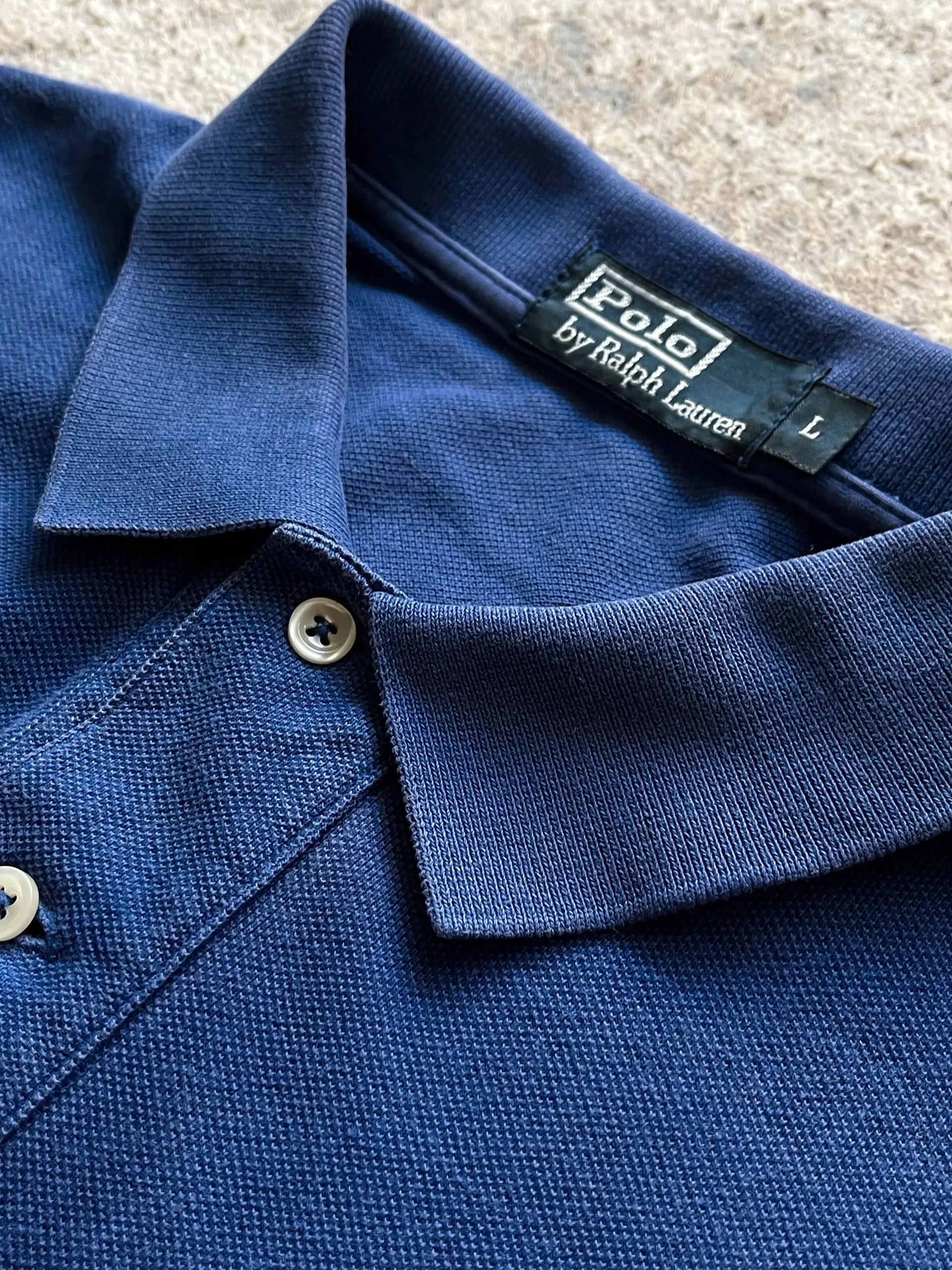Polo Ralph Lauren Polo Ralph Lauren Small Pony Blue Polo Shirt Sz L Size US L / EU 52-54 / 3 - 9 Thumbnail