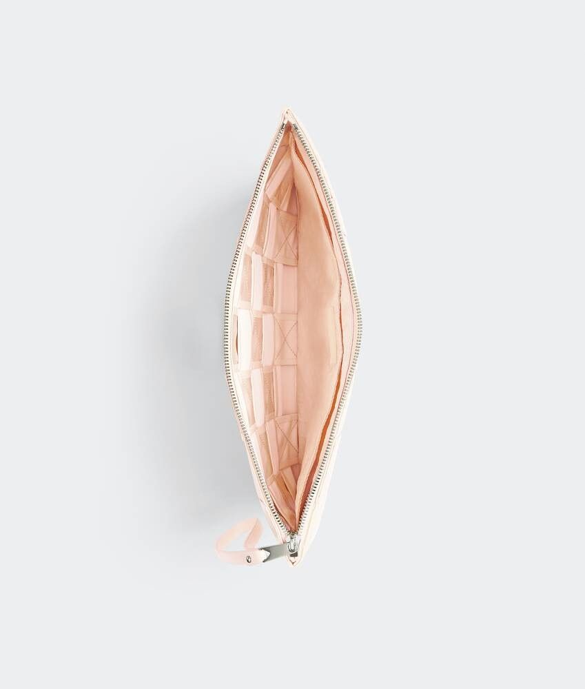 Bottega Veneta o1loc1c0325 Size: OS / 691092 Unisex Pouch in Light Pink Size ONE SIZE - 2 Thumbnail