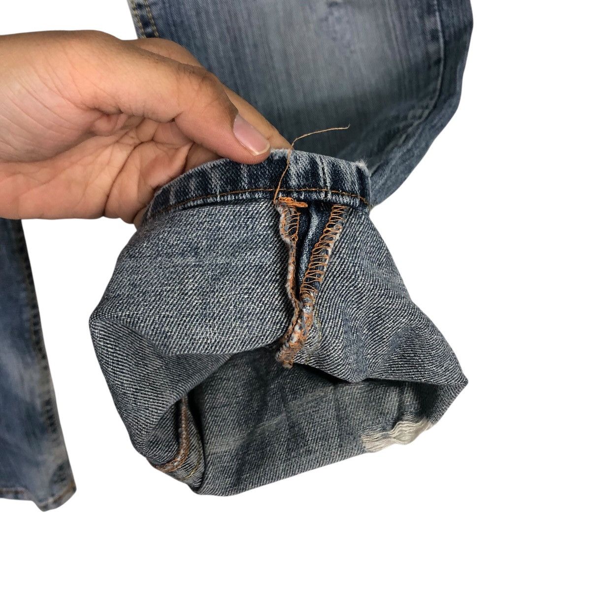 Hysteric Glamour 📌Vintage Distressed Denim Jeans Patchwork Design Full Print Size US 30 / EU 46 - 15 Thumbnail