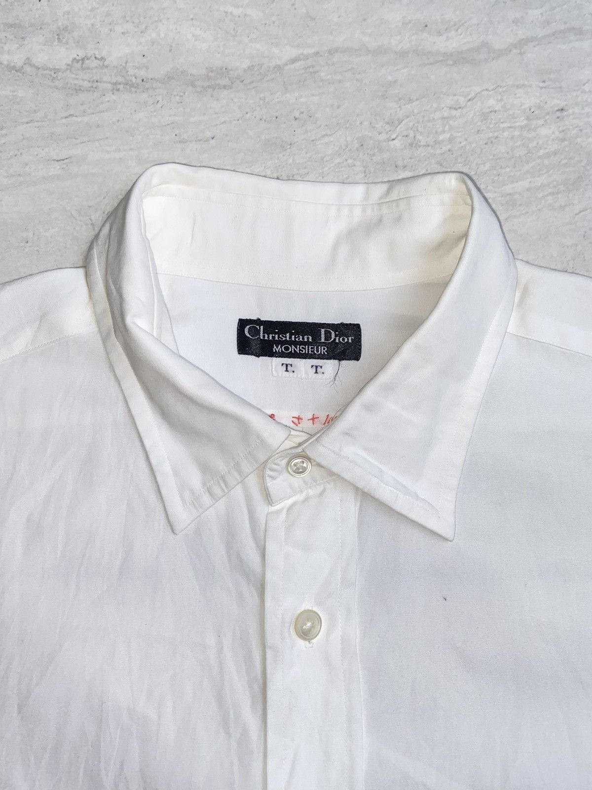 Christian Dior Monsieur CHRISTIAN DIOR MONSIEUR White Shirt Size US M / EU 48-50 / 2 - 11 Thumbnail