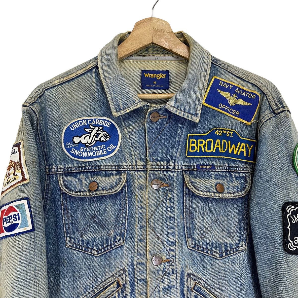 Wrangler Vintage Wrangler Pachwork Trucker Denim Jacket Size US M / EU 48-50 / 2 - 4 Thumbnail