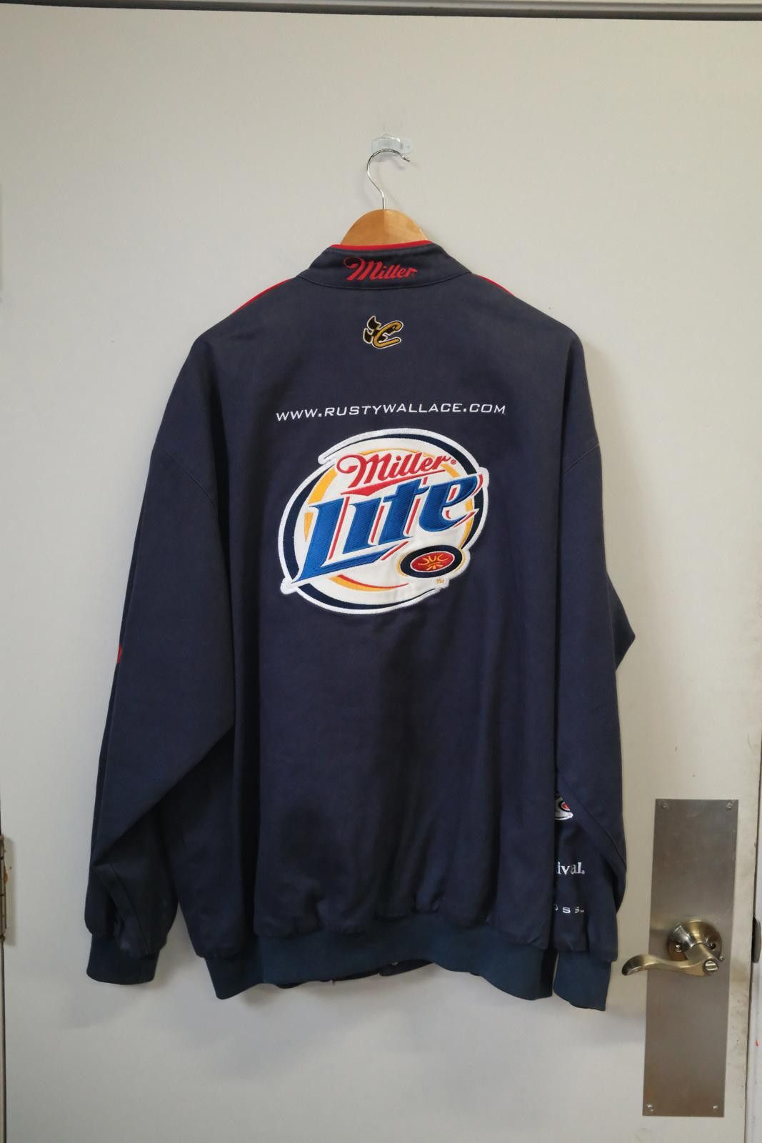 Chase Authentics 00s Chase Authentic Miller Lite Nascar Winston Cup Jacket Size ONE SIZE - 2 Thumbnail