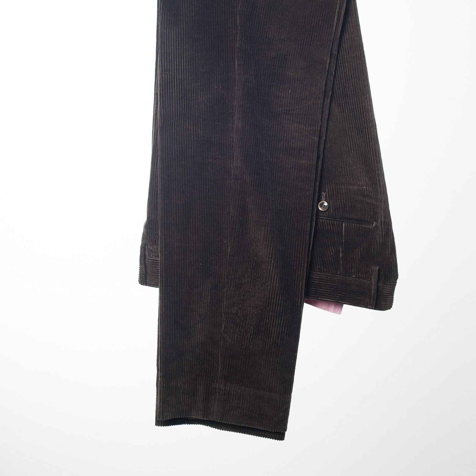 PT Torino PT01 Graven Fit Brown Corduroy Chinos Italy Made EU46 Size US 30 / EU 46 - 2 Thumbnail