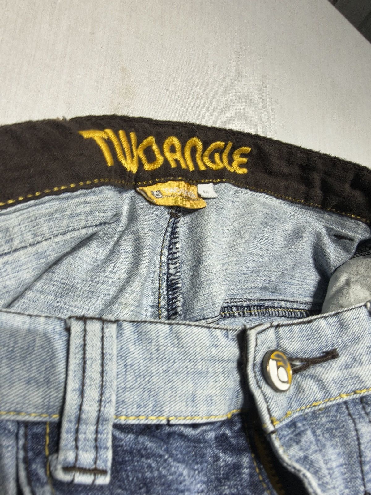 Southpole TWO ANGLE Y2K BAGGY SKATEBOARDER JEANS 🛹 (026) Size US 32 / EU 48 - 10 Thumbnail