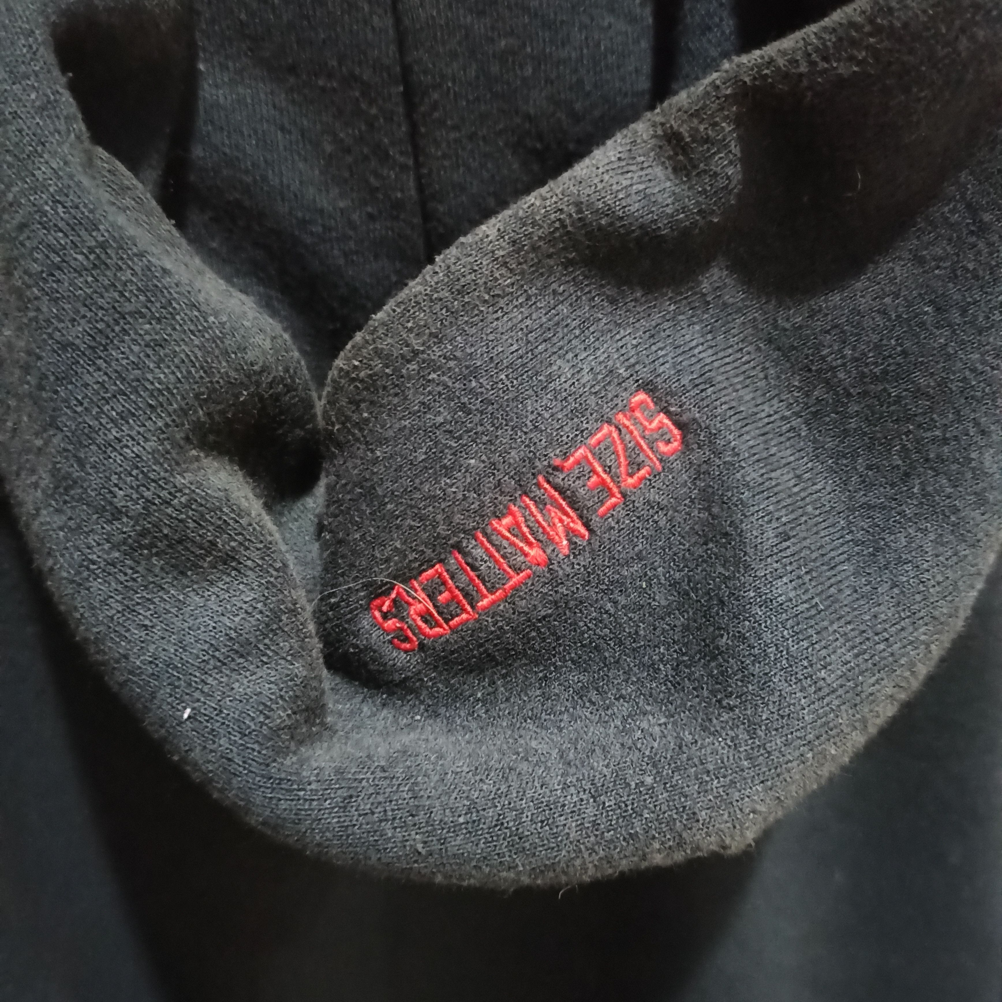 Japanese Brand × Vintage Vintage Helmet SIze Matters Zip Up Hoodie Size US L / EU 52-54 / 3 - 5 Thumbnail