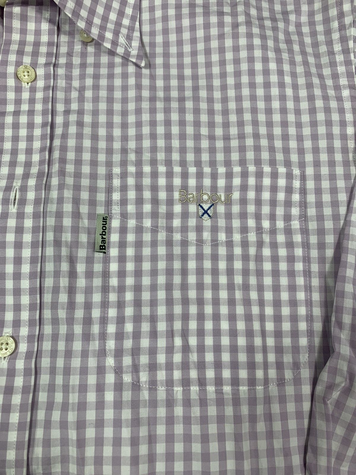 Barbour × Vintage Vintage Y2K Barbour button ups check shirt size XL Size US XL / EU 56 / 4 - 2 Thumbnail