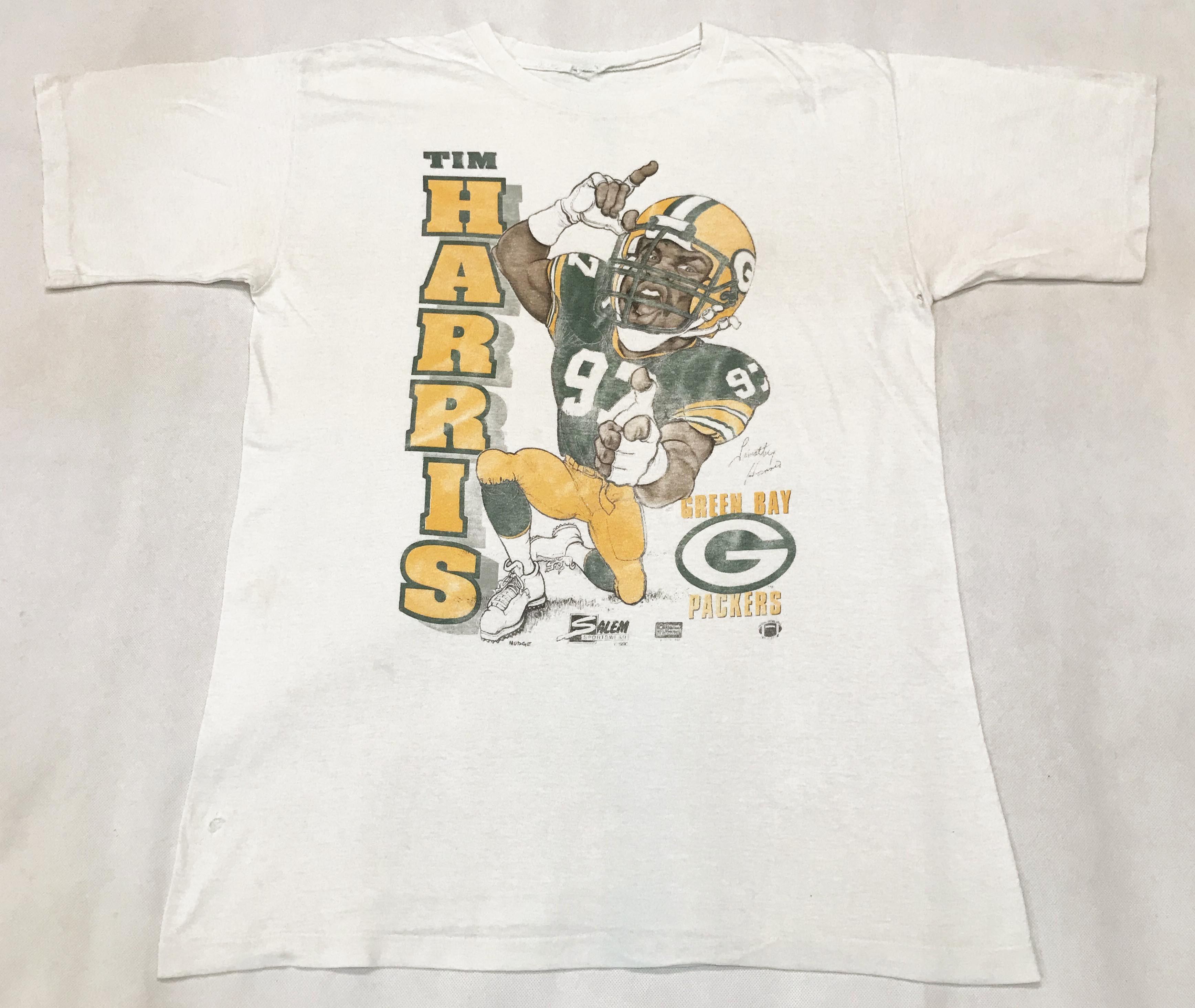 Majestic Green Bay Packers T-Shirt Sz L - Large Used - Depop