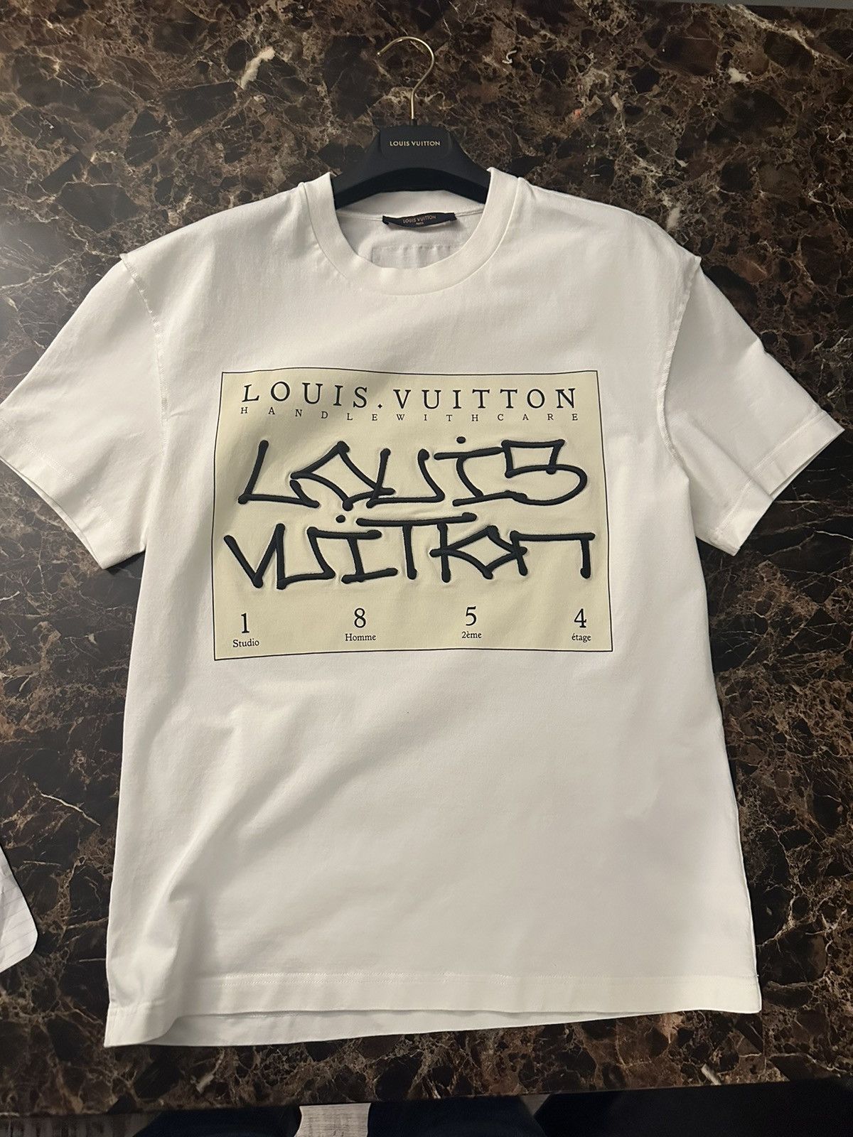 Louis Vuitton LV Rainbow Studio Homme 1854 White T-Shirt