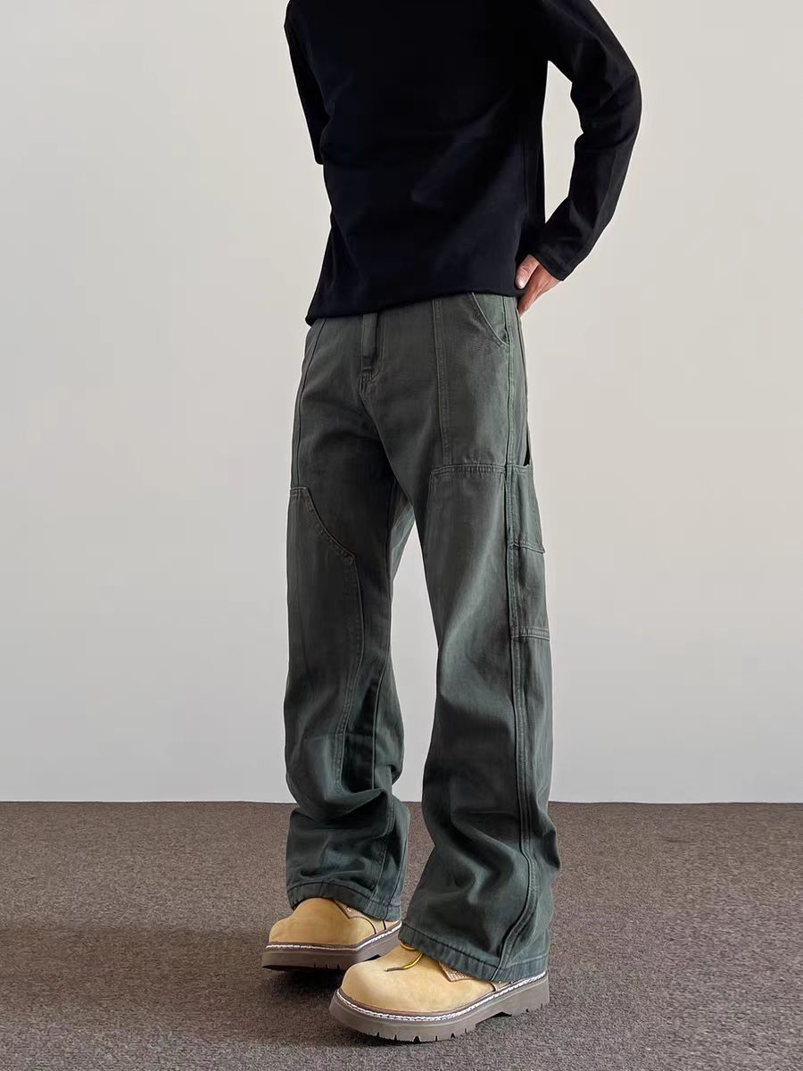 Japanese Brand × Vintage Vintage casual workwear baggy trousers Size US 34 / EU 50 - 5 Thumbnail