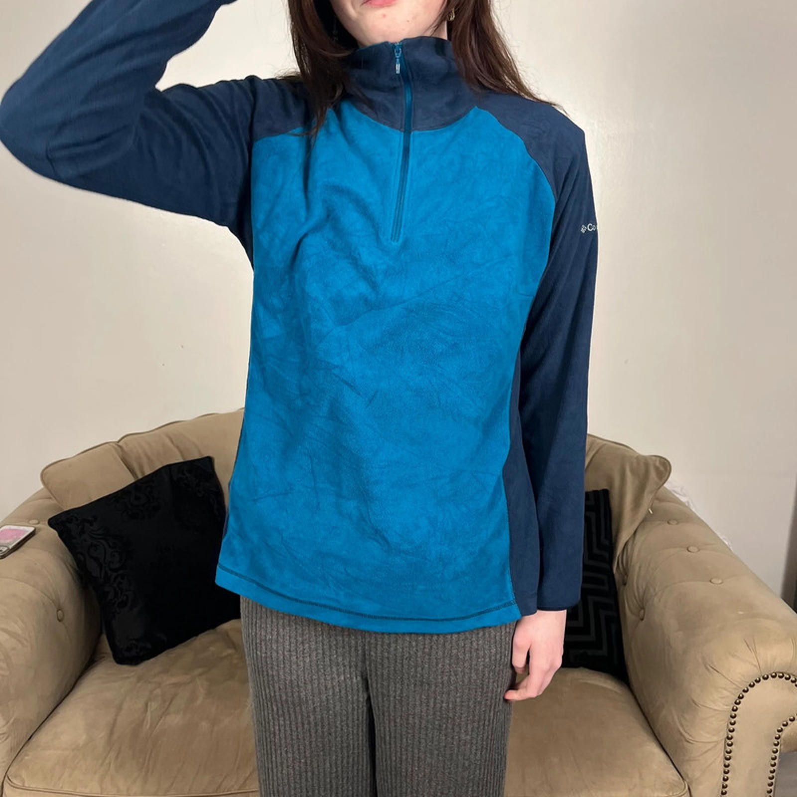 Columbia Columbia Fleece - Women’s XL - Blue/Navy Size L / US 10 / IT 46 - 2 Thumbnail
