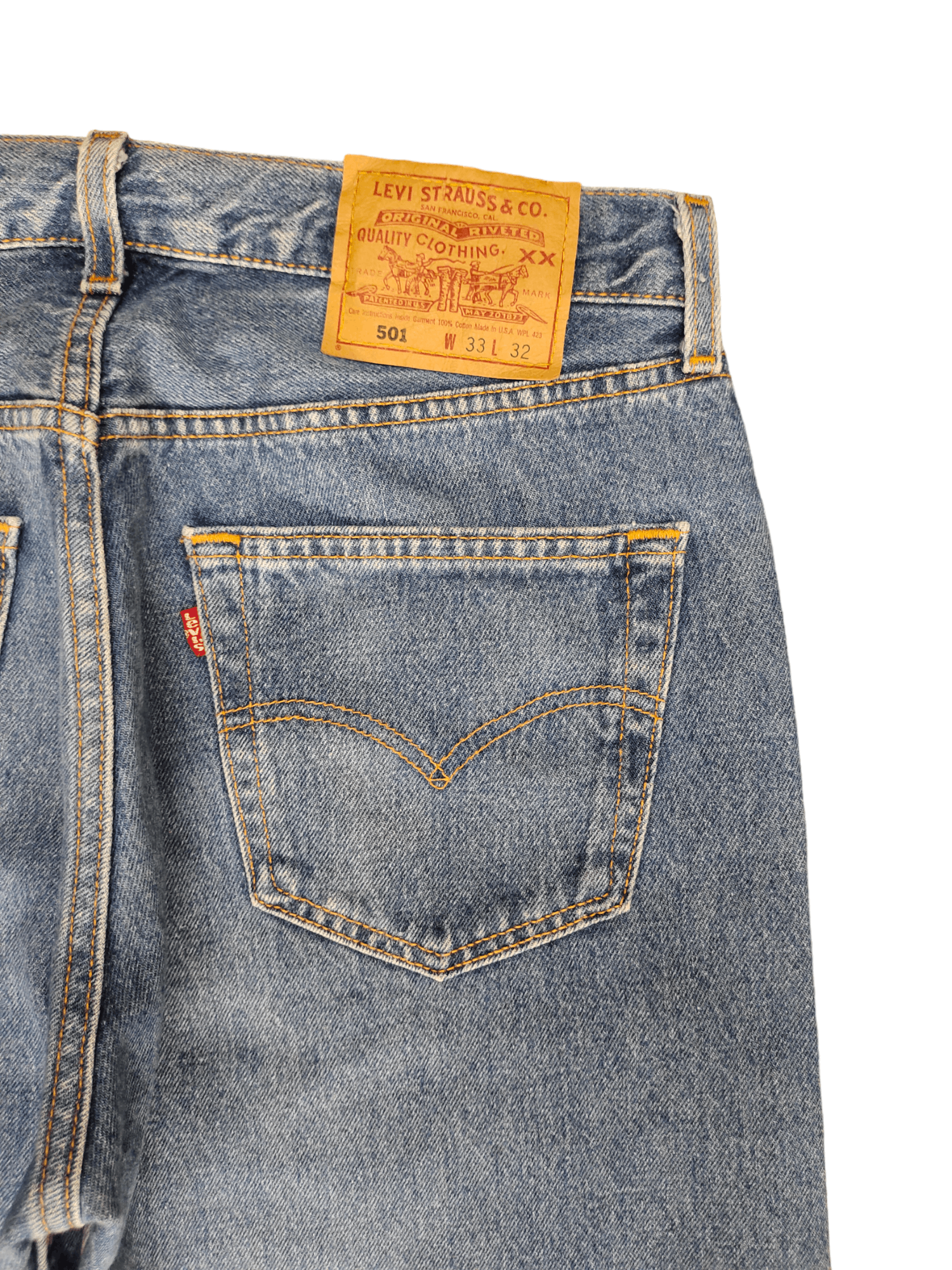 Levi's Vintage Clothing Size 32x30 Vintage 90s Levis 501 Jeans Made In Usa Size US 32 / EU 48 - 12 Thumbnail