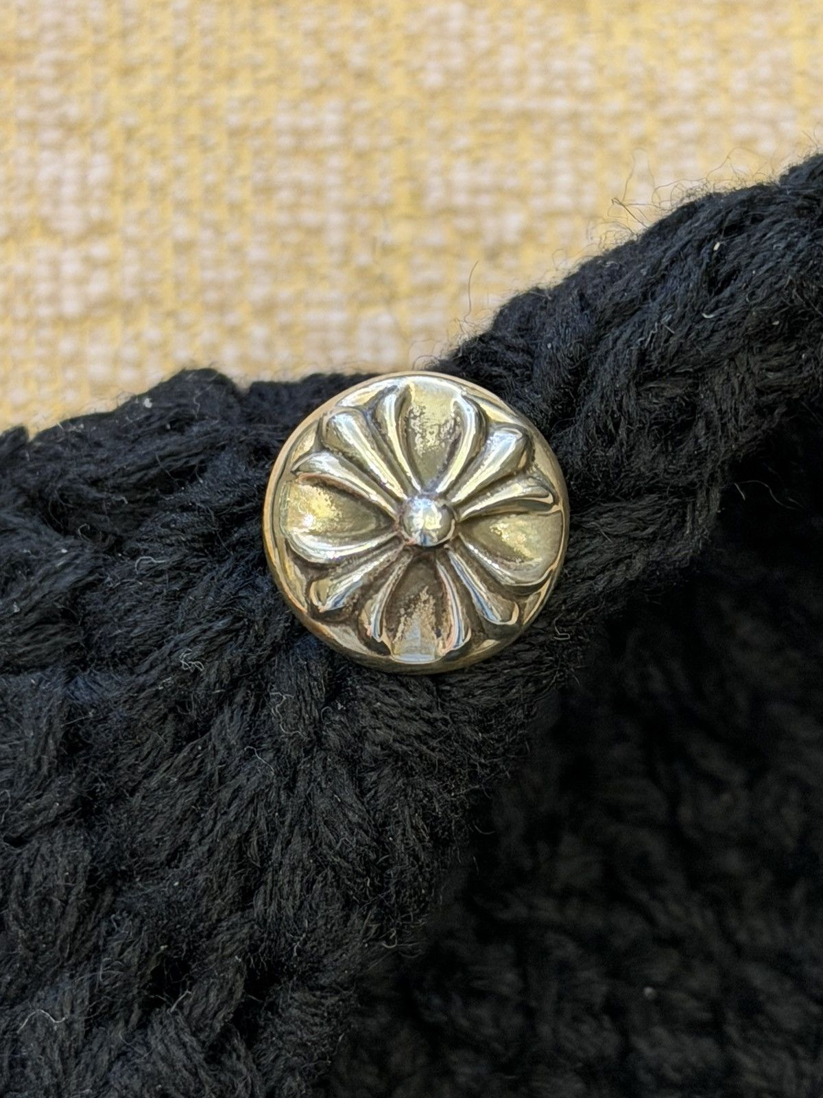 Chrome Hearts Chrome Hearts black patch cashmere beanie Size ONE SIZE - 6 Thumbnail
