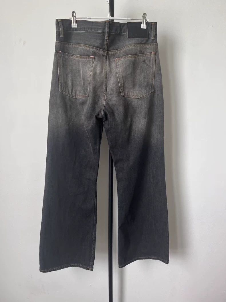 Acne Studios Acne Studios Black distressed ink-wash jeans Size US 30 / EU 46 - 2 Thumbnail