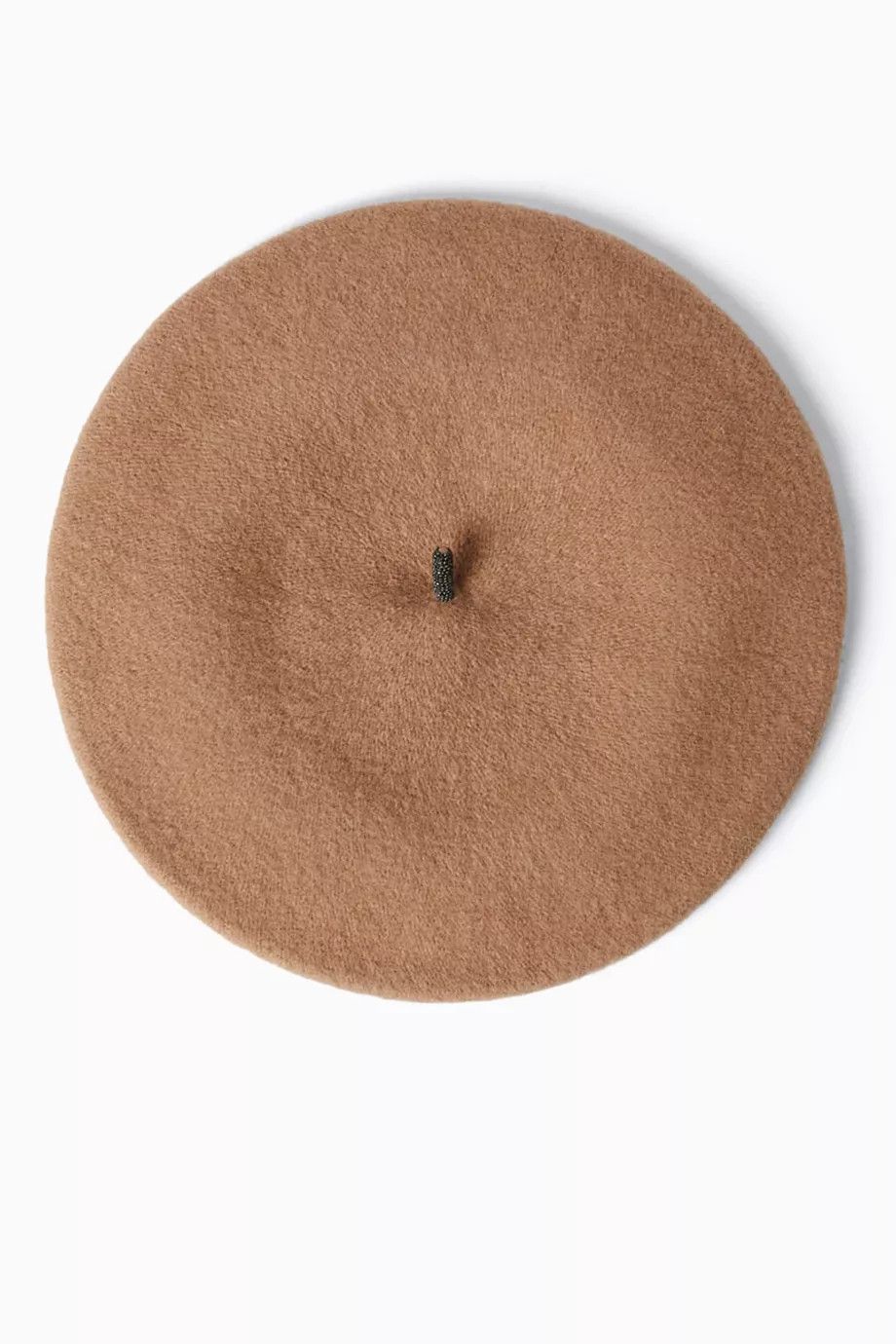 Brunello Cucinelli o1la1rc1a0326 Size: OS / Wool Beret With Precious Detail Size ONE SIZE - 4 Thumbnail