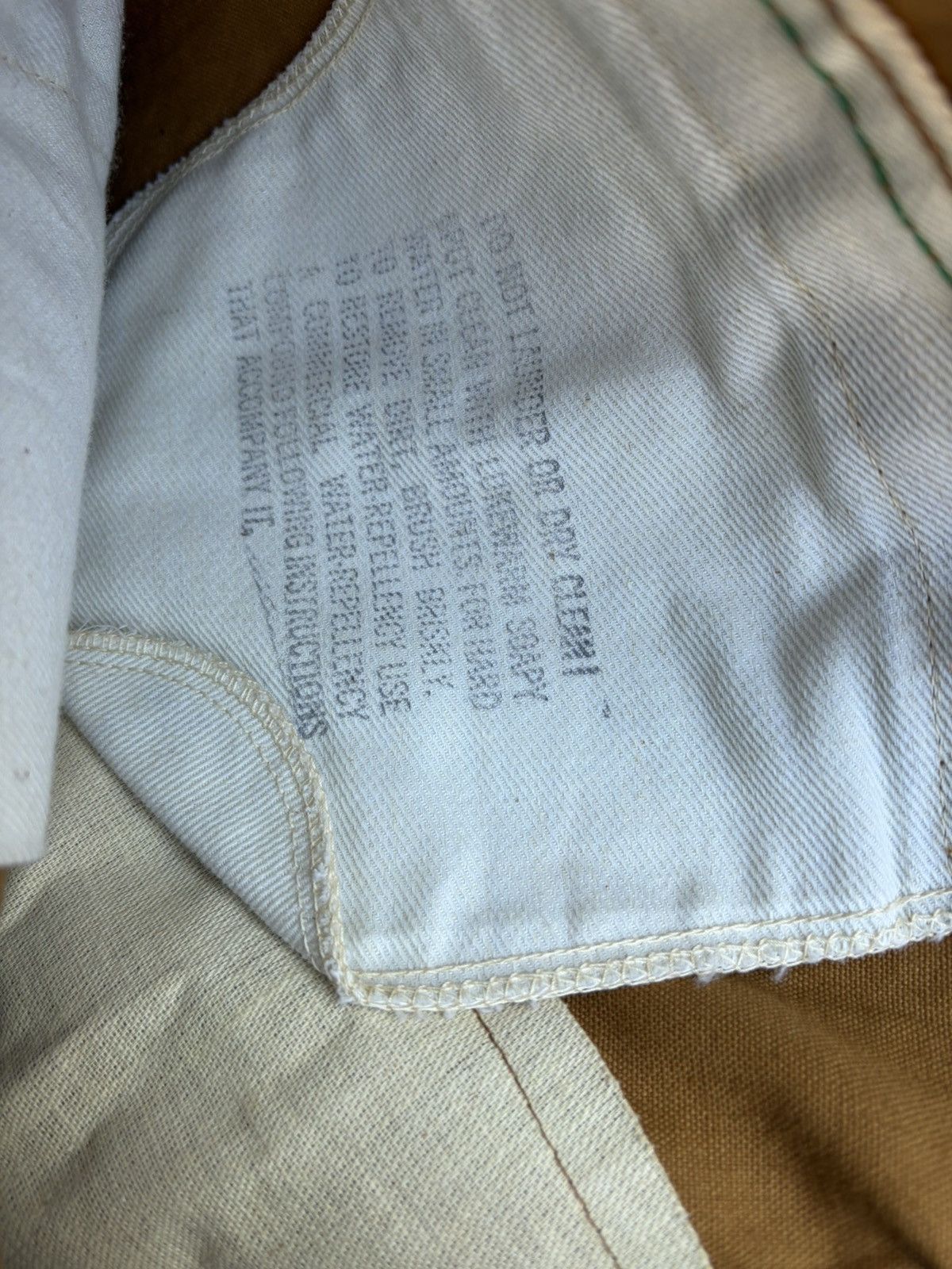 Redhead Vintage RedHead Pebbled Leather Hunting Canvas Pants Size US 32 / EU 48 - 3 Thumbnail