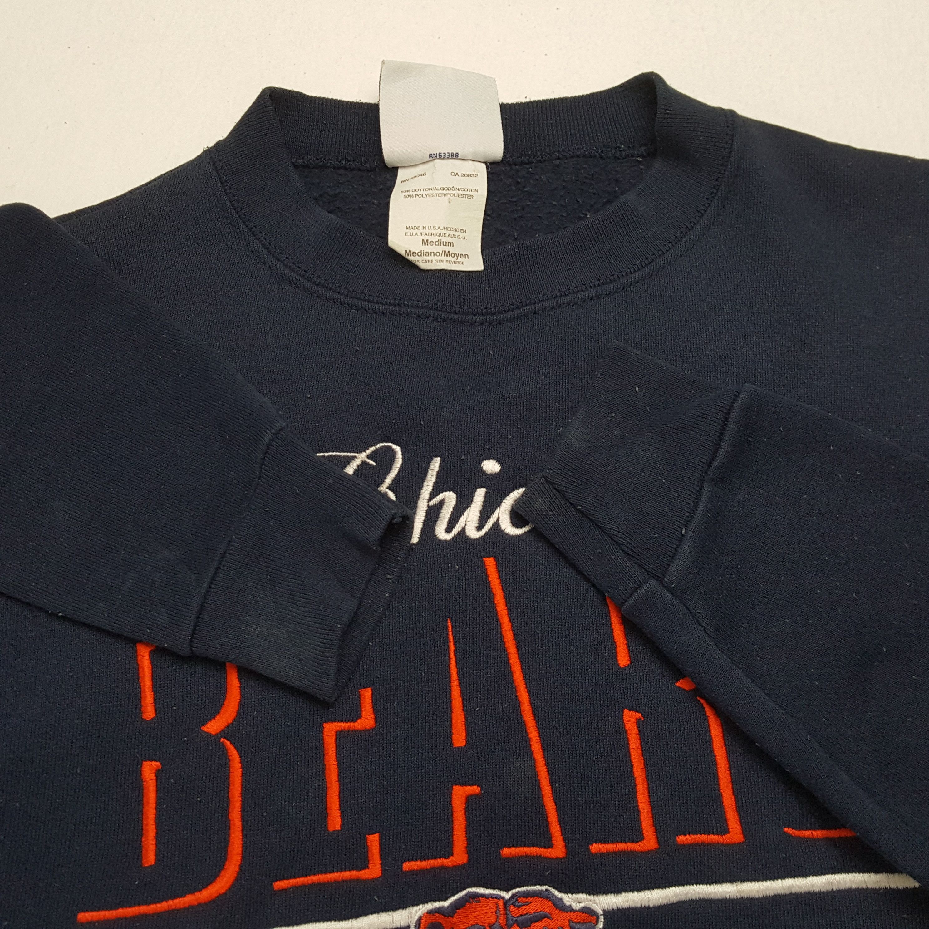 NFL × Vintage NFL CHICAGO BEARS American Football Team Sweatshirt Size US M / EU 48-50 / 2 - 7 Thumbnail