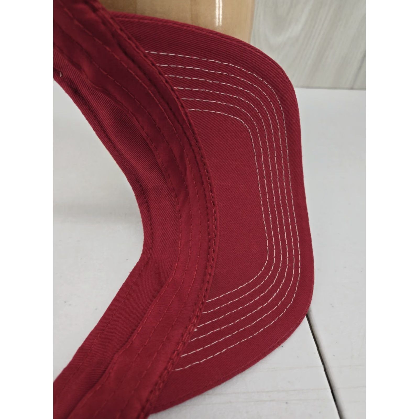 Vintage Wendy's Visor Cap Hat 100% Cotton Red Adjustable Unisex Adults Casual Size ONE SIZE - 7 Thumbnail