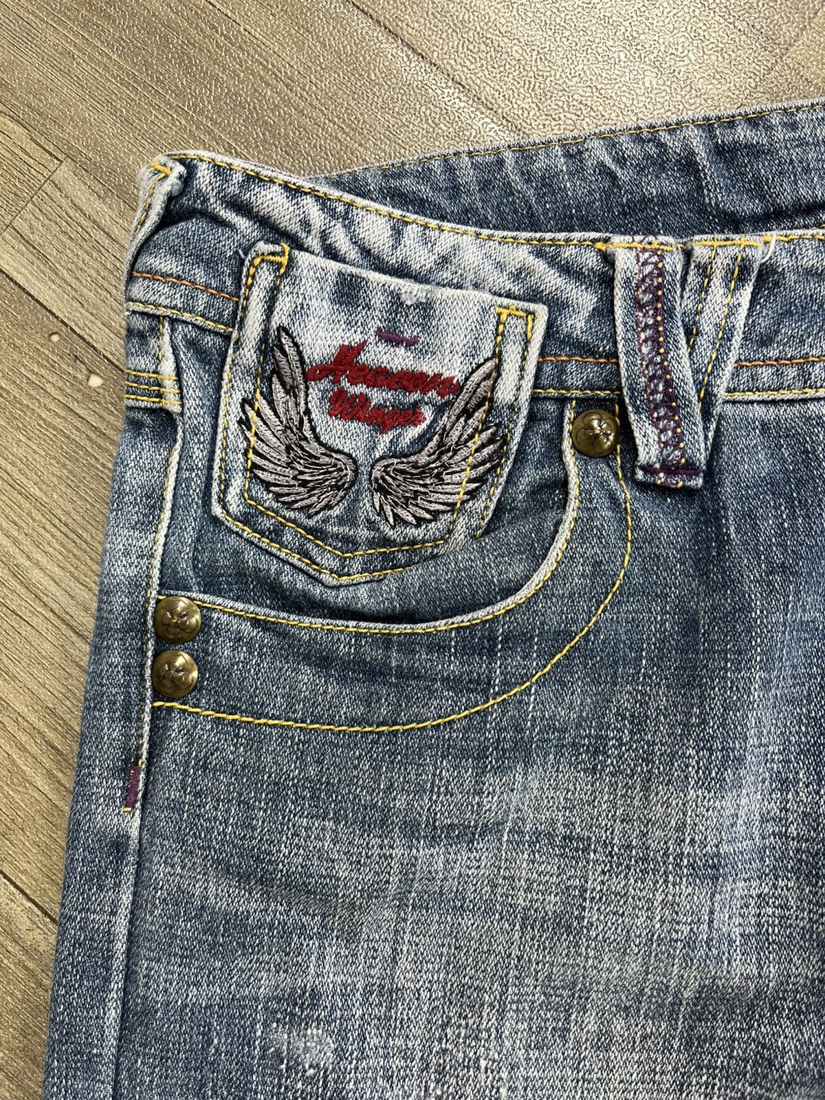 If Six Was Nine Flare Jeans High Street Japan Boot Cut Heaven Winger Jeans Size US 28 / EU 44 - 8 Thumbnail