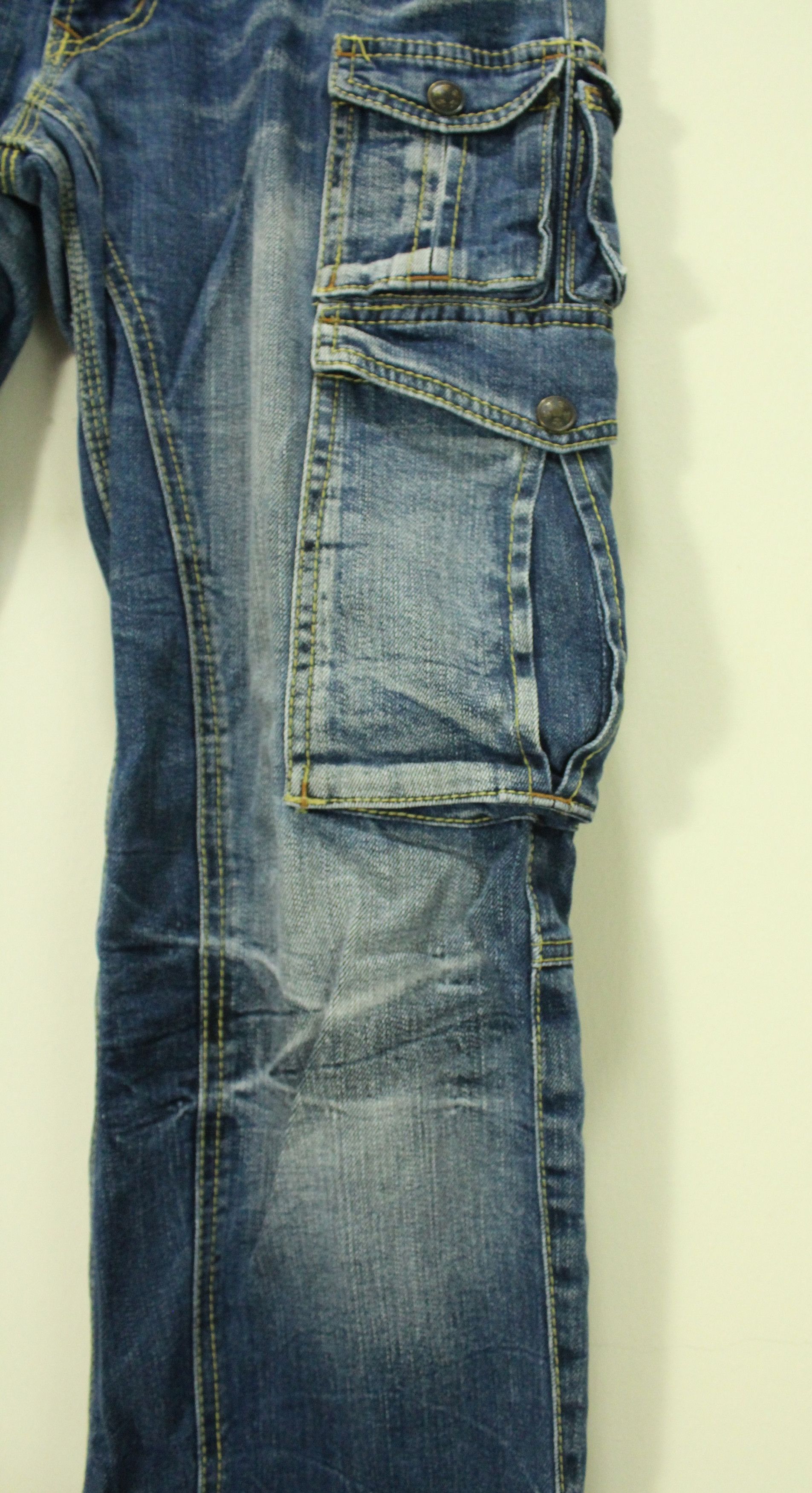 If Six Was Nine SICK 🔥 13 Pockets NICOLE CLUB FOR MEN Denim Stretchy Size US 33 - 7 Thumbnail