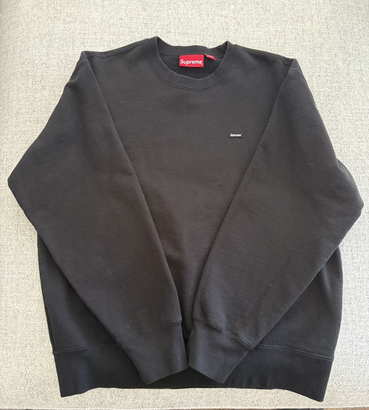 Supreme Supreme Small Box Crewneck “Black” Size US M / EU 48-50 / 2 - 1 Thumbnail