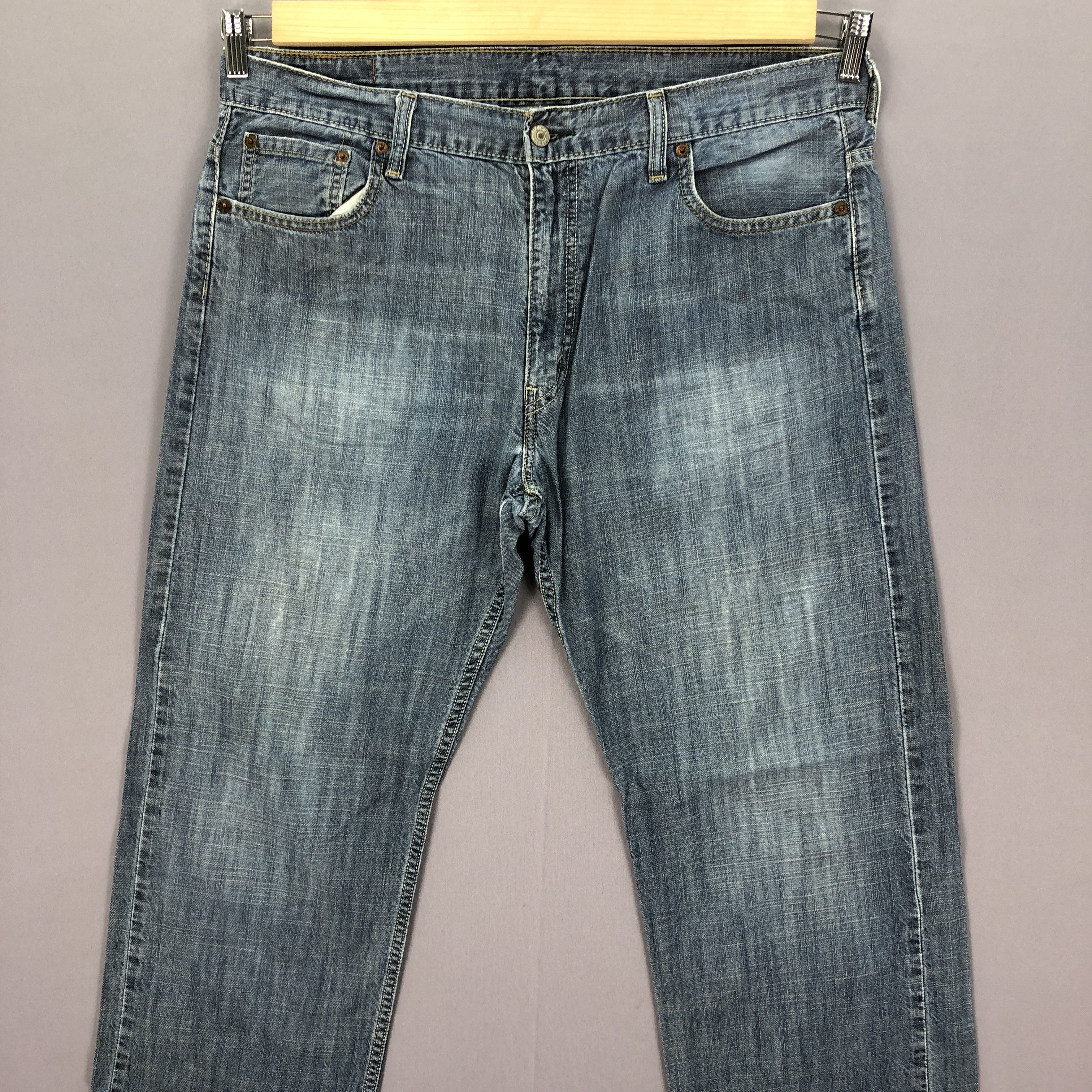 Levi's Vintage Y2K Baggy Levis 569 Jeans Faded Light Wash Denim Size US 36 / EU 52 - 3 Thumbnail