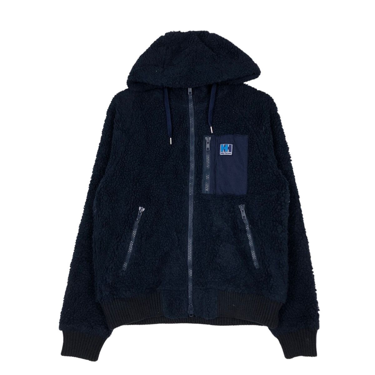 Helly Hansen × Japanese Brand × Vintage 📌VINTAGE FLEECE JACKET ZIPPER HELLY HANSEN JAPAN Size L / US 10 / IT 46 - 2 Thumbnail