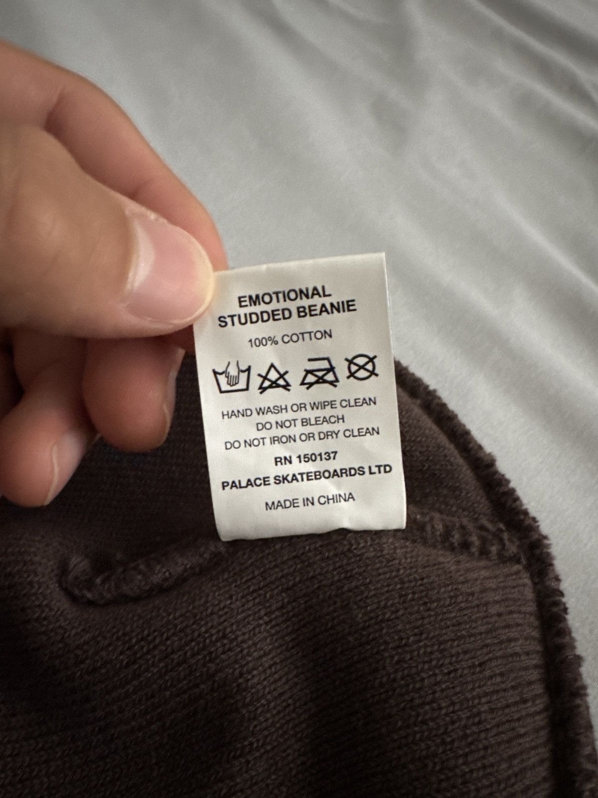 Palace Light Brown Palace Studded beanie Size ONE SIZE - 3 Thumbnail