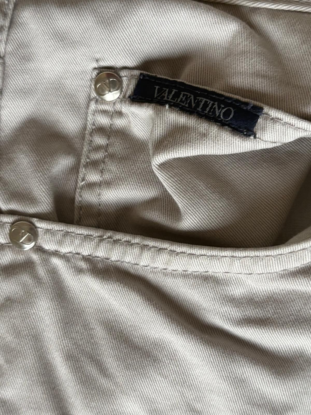 Valentino Authentic Valentino Jeans Beige Trousers – Size W34 Size US 34 / EU 50 - 8 Thumbnail