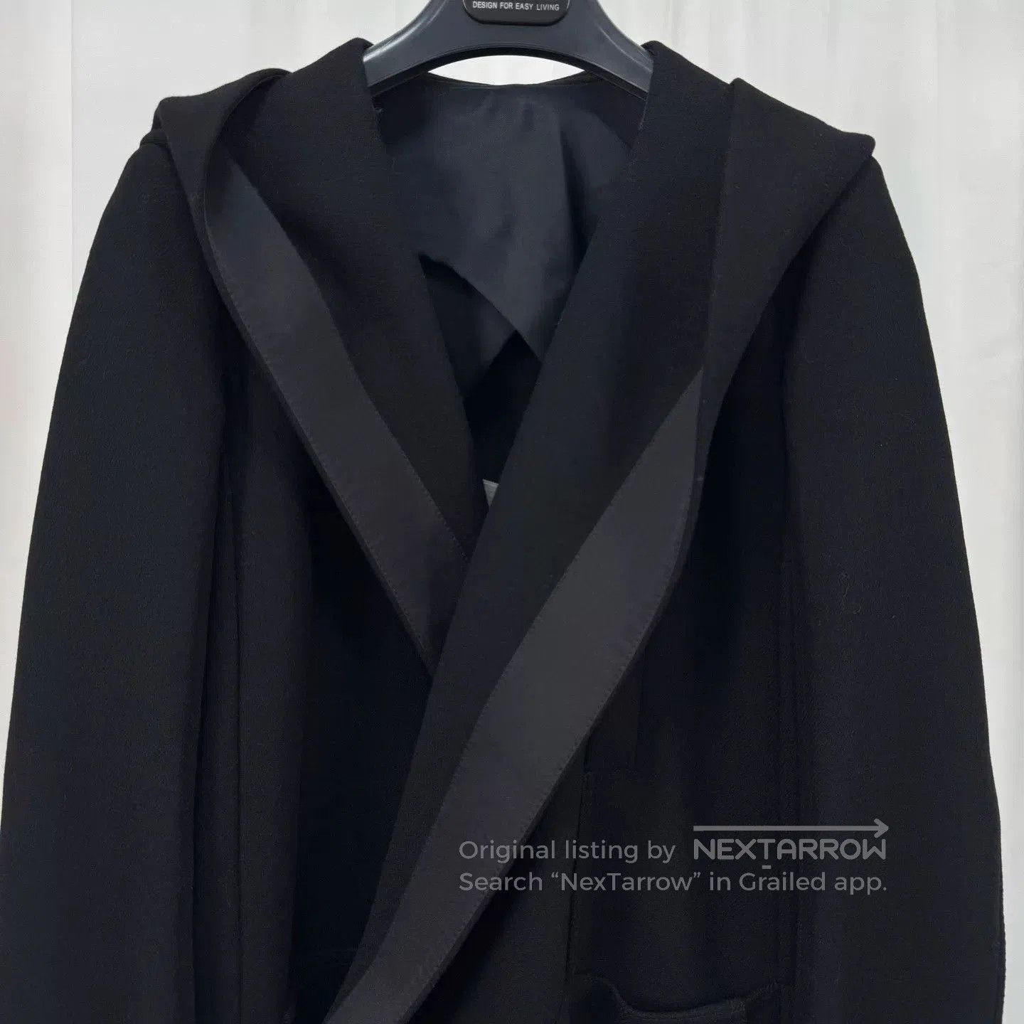 Rick Owens rick owens dark wizard wool coat. Size S / US 4 / IT 40 - 3 Thumbnail