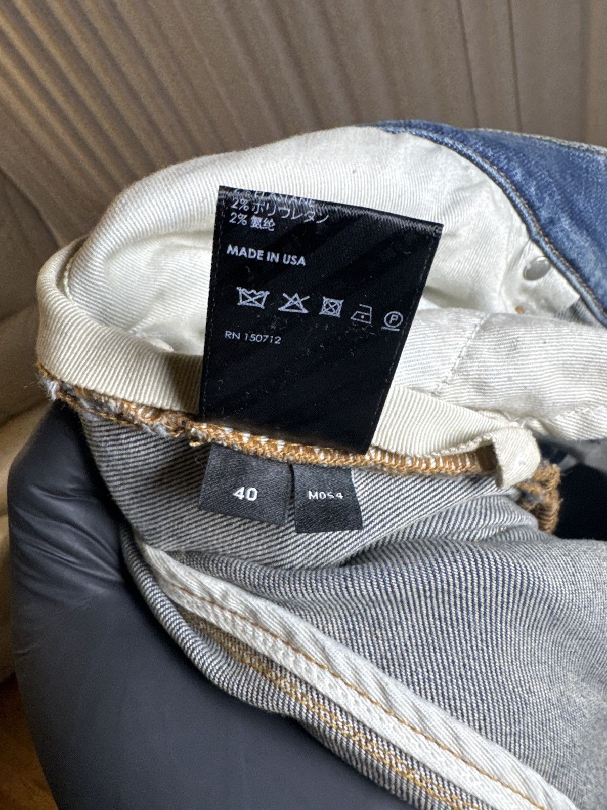 Amiri Amiri Blue MX1 Distressed Jeans Size US 40 / EU 56 - 5 Thumbnail