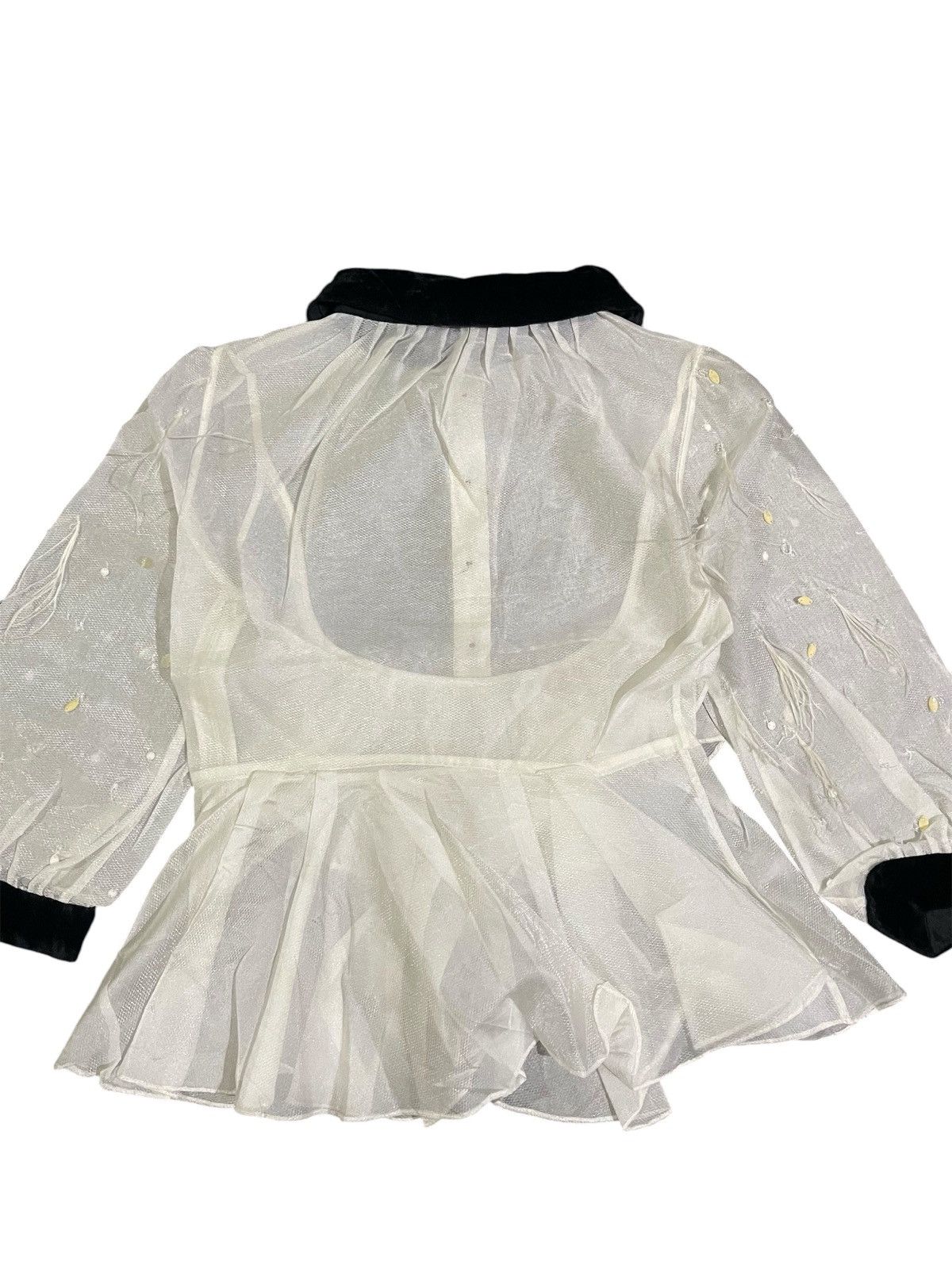 Marc Jacobs Marc Jacobs Mesh White Blouses Size M / US 6-8 / IT 42-44 - 7 Thumbnail