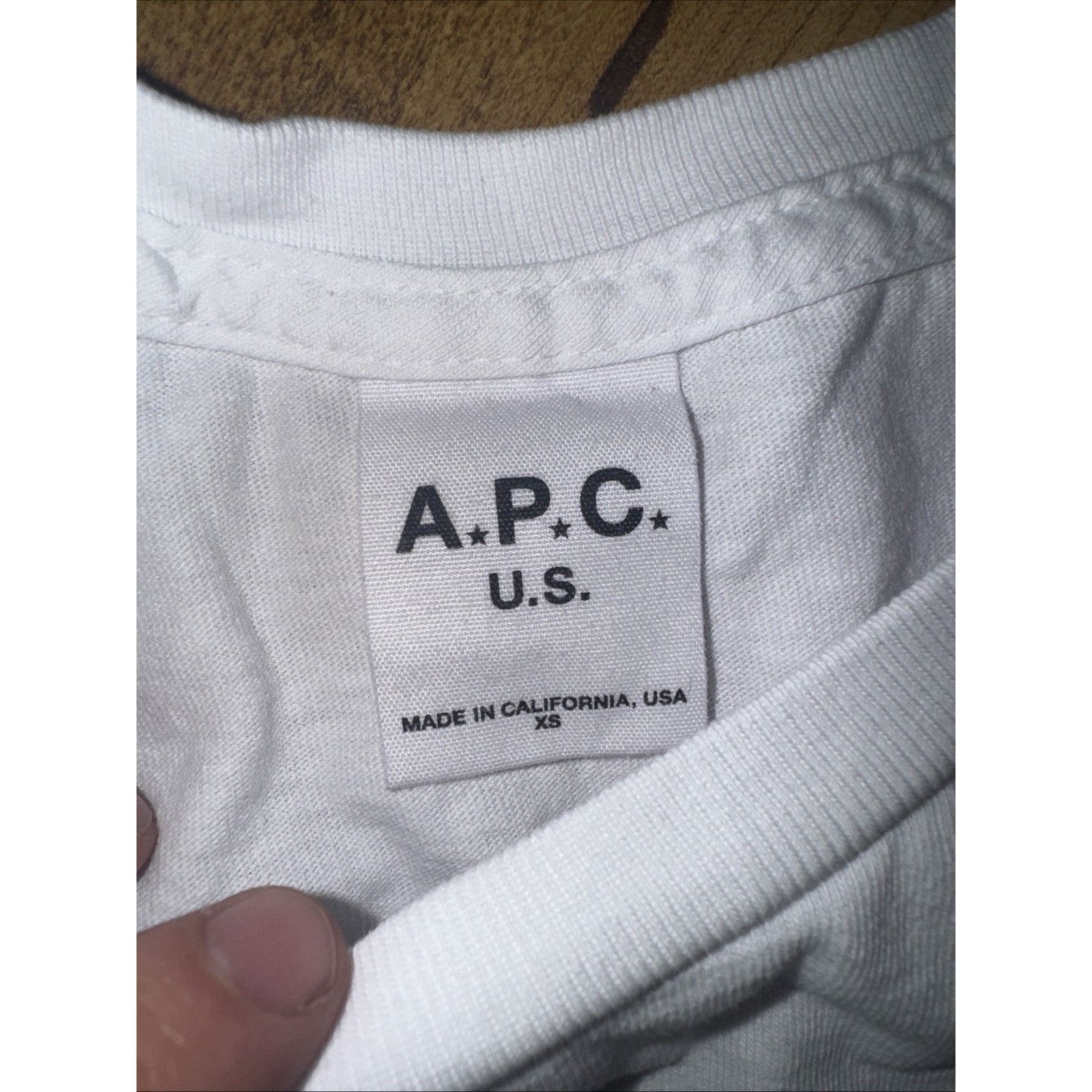 A.P.C. A.P.C. California USA Graphic T-Shirt White XS Women’s Size XS / US 0-2 / IT 36-38 - 3 Thumbnail